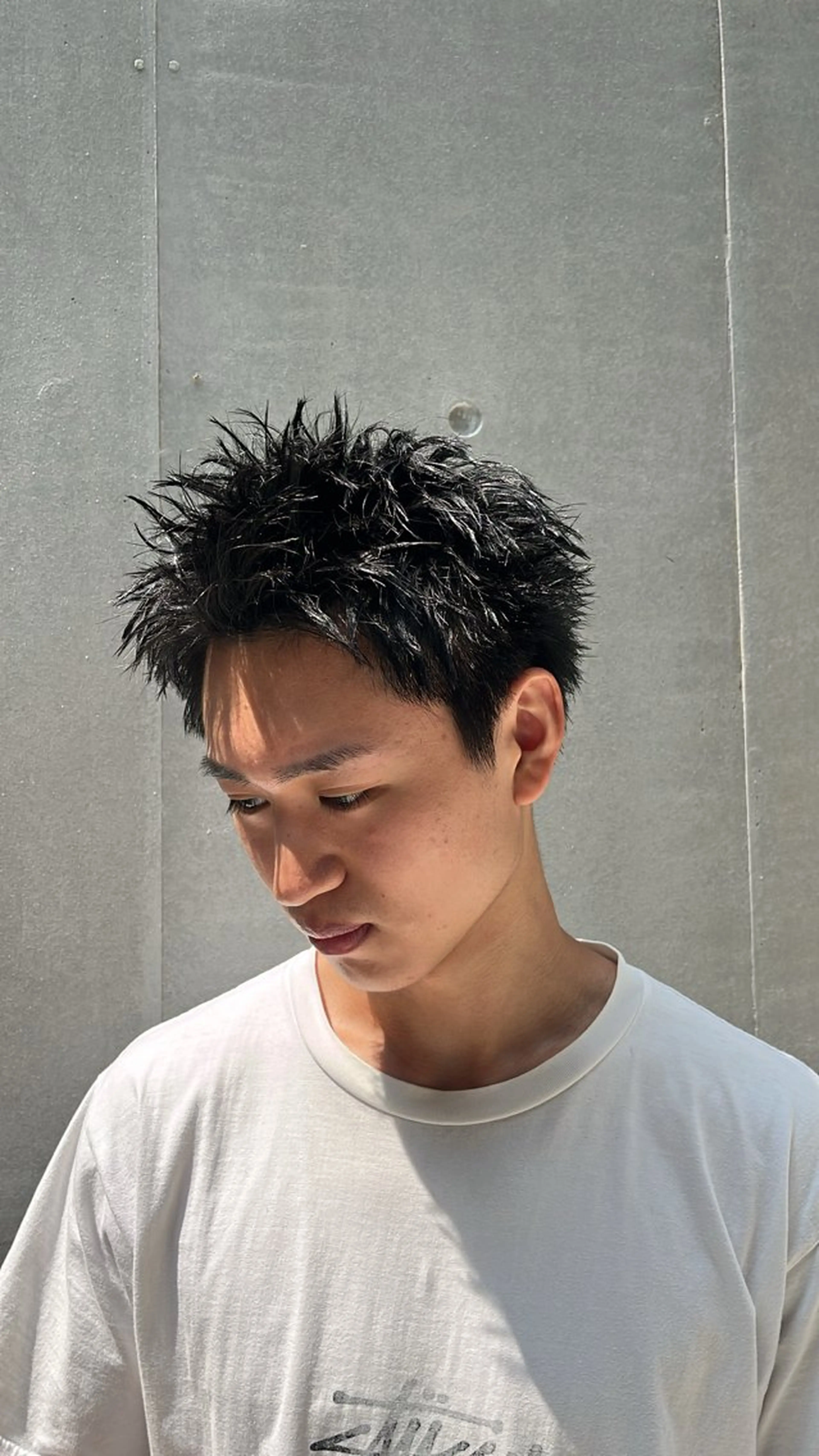 ショート シャドウパーマ/ピン パーマ/だいじゅのヘアスタイル