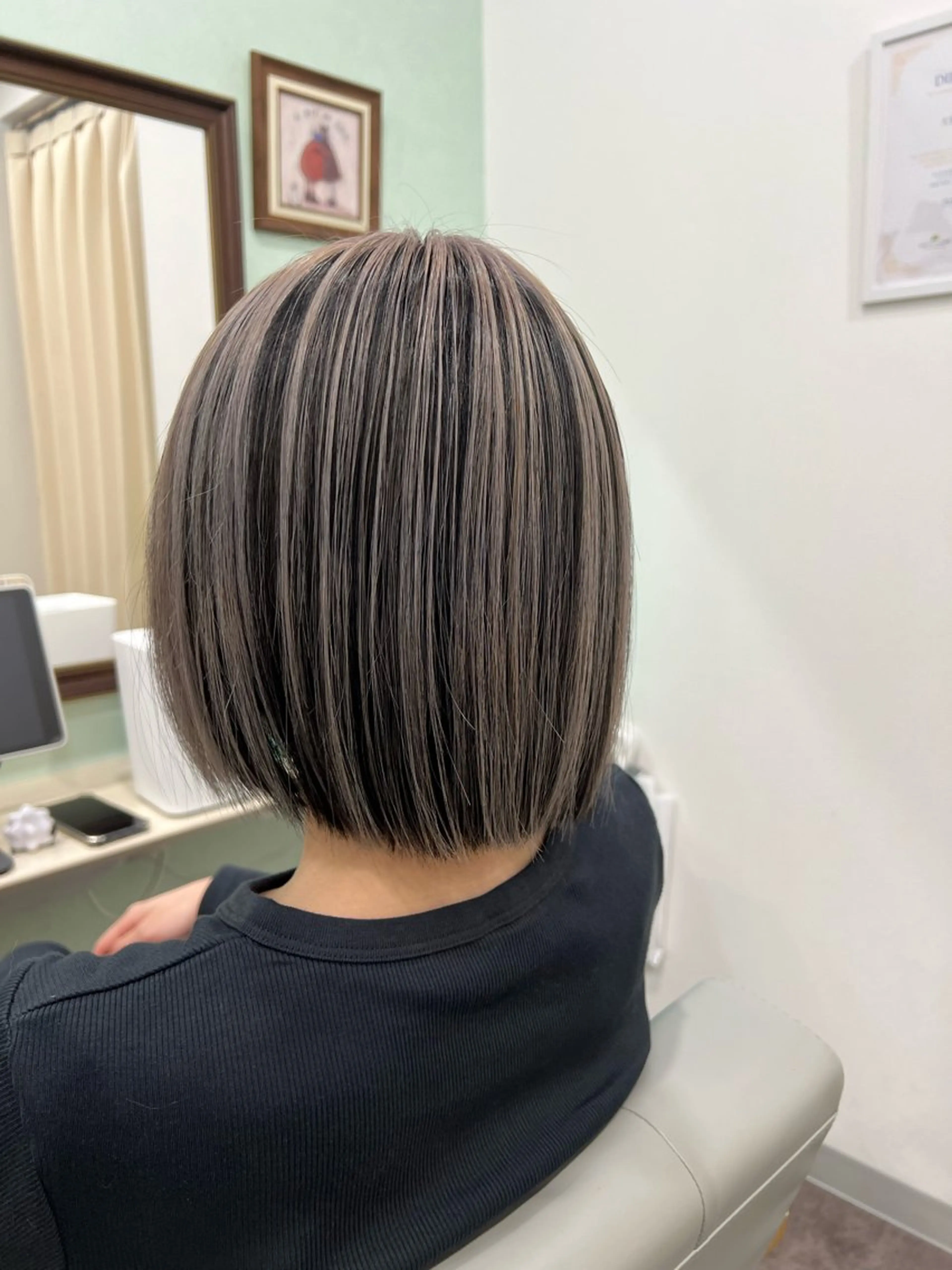 ショート カラー ヘアカラー 成田の個室の美容室 大野寿也のヘアスタイル