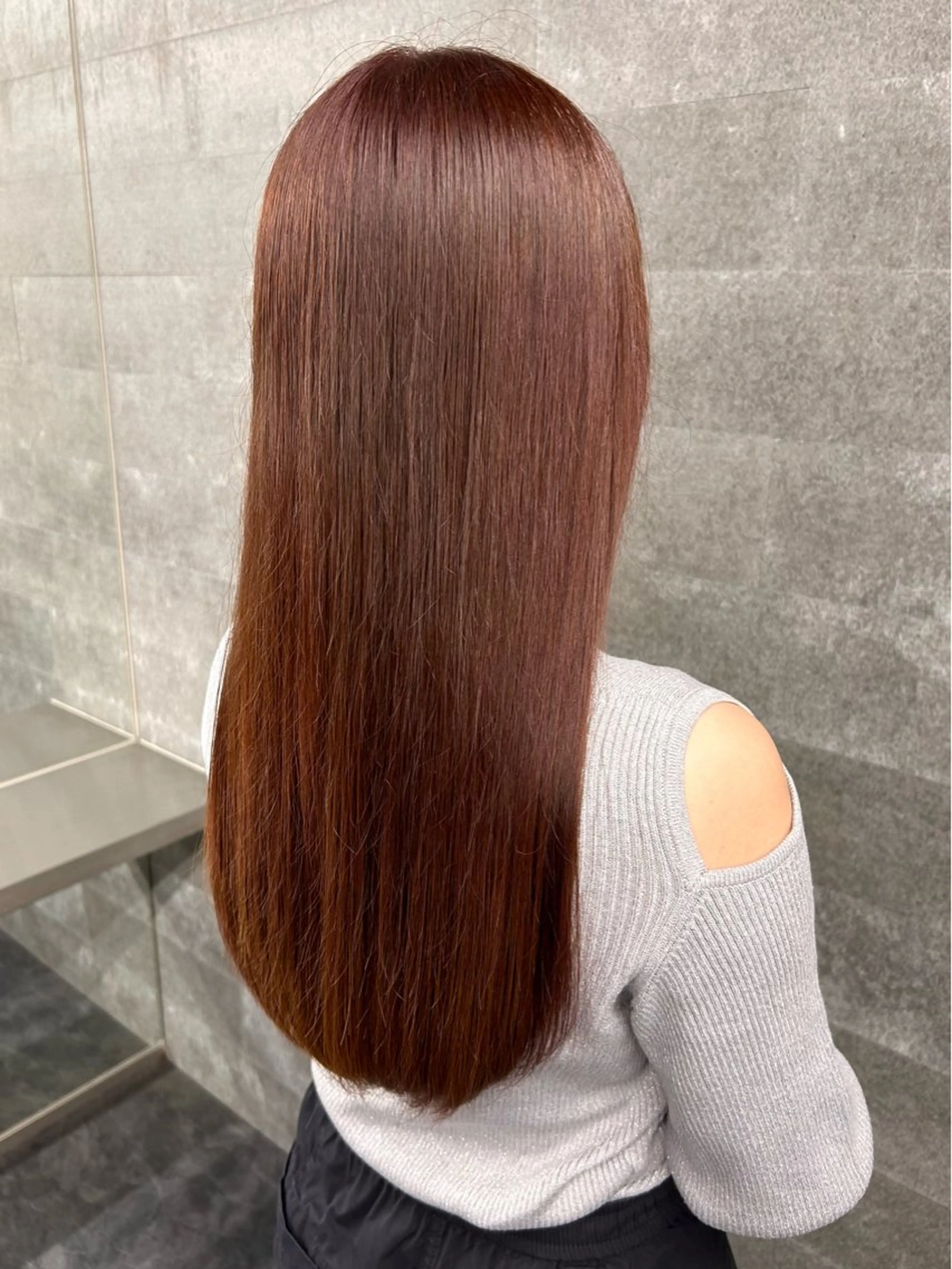 セミロング パープルカラー かえで🫧 カットモデル募集中のヘアスタイル