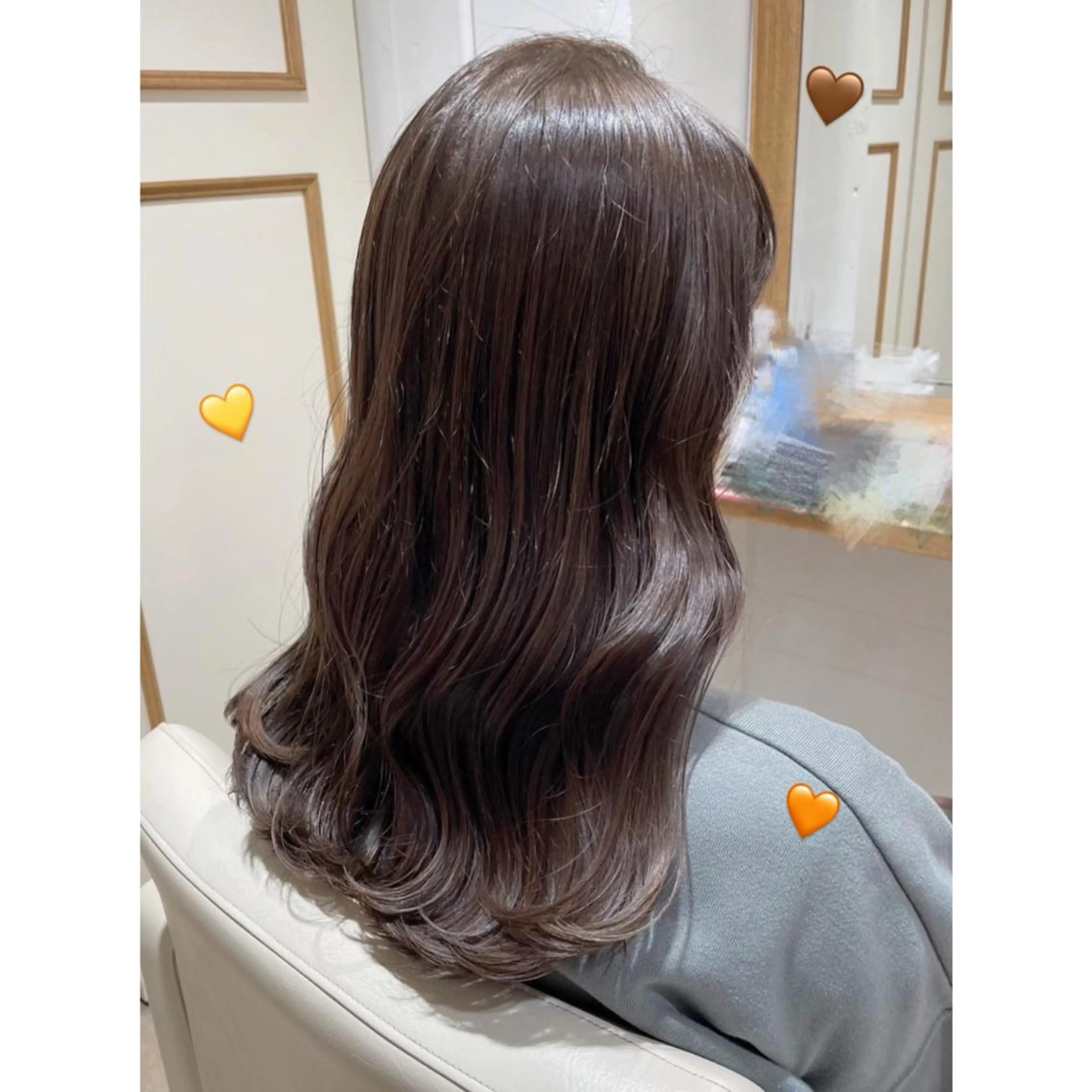 ロング カラー ブラウンカラー 松森 小夏のヘアスタイル