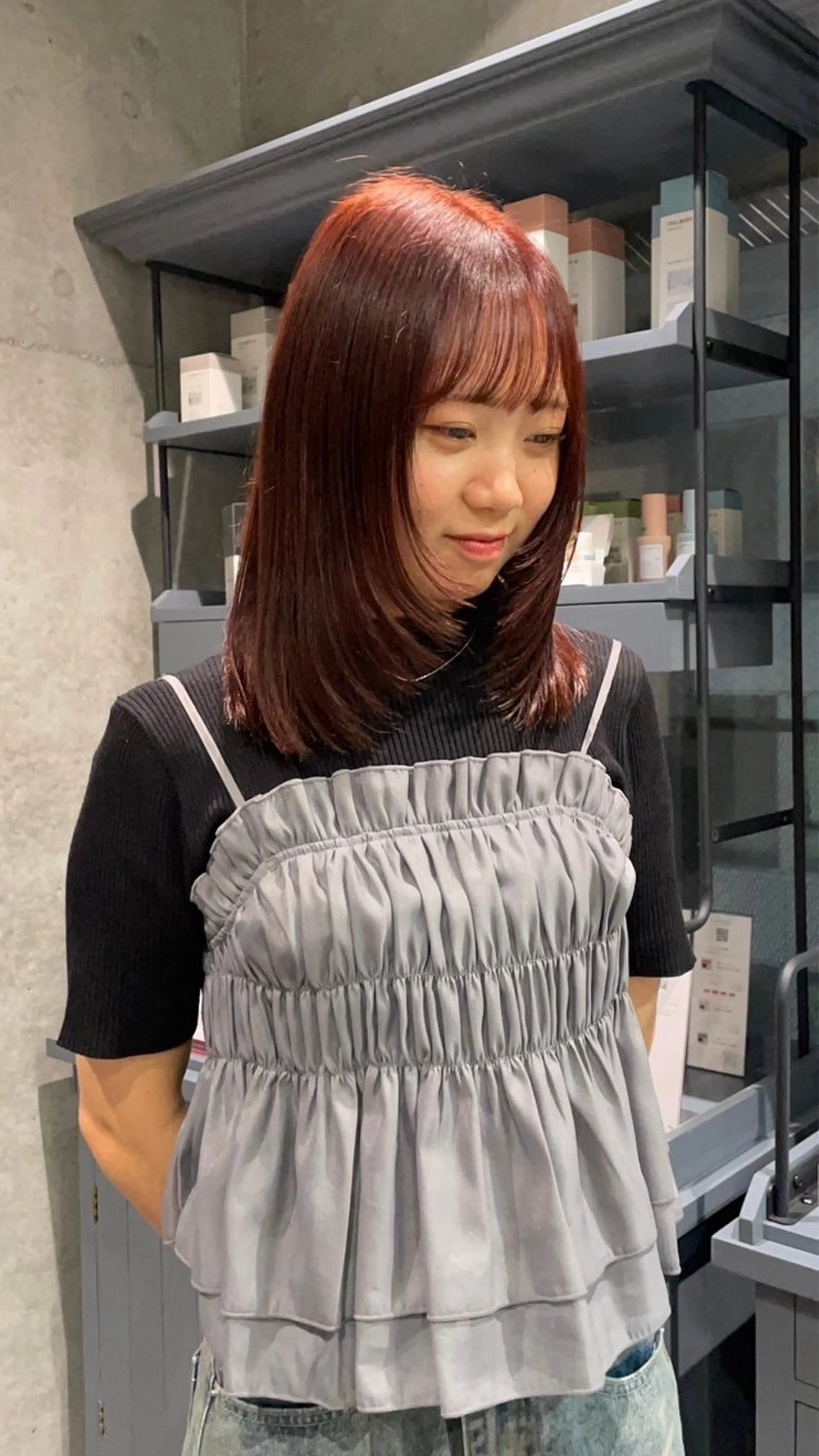 【ブリーチ無し】暖色カラー❤️の写真