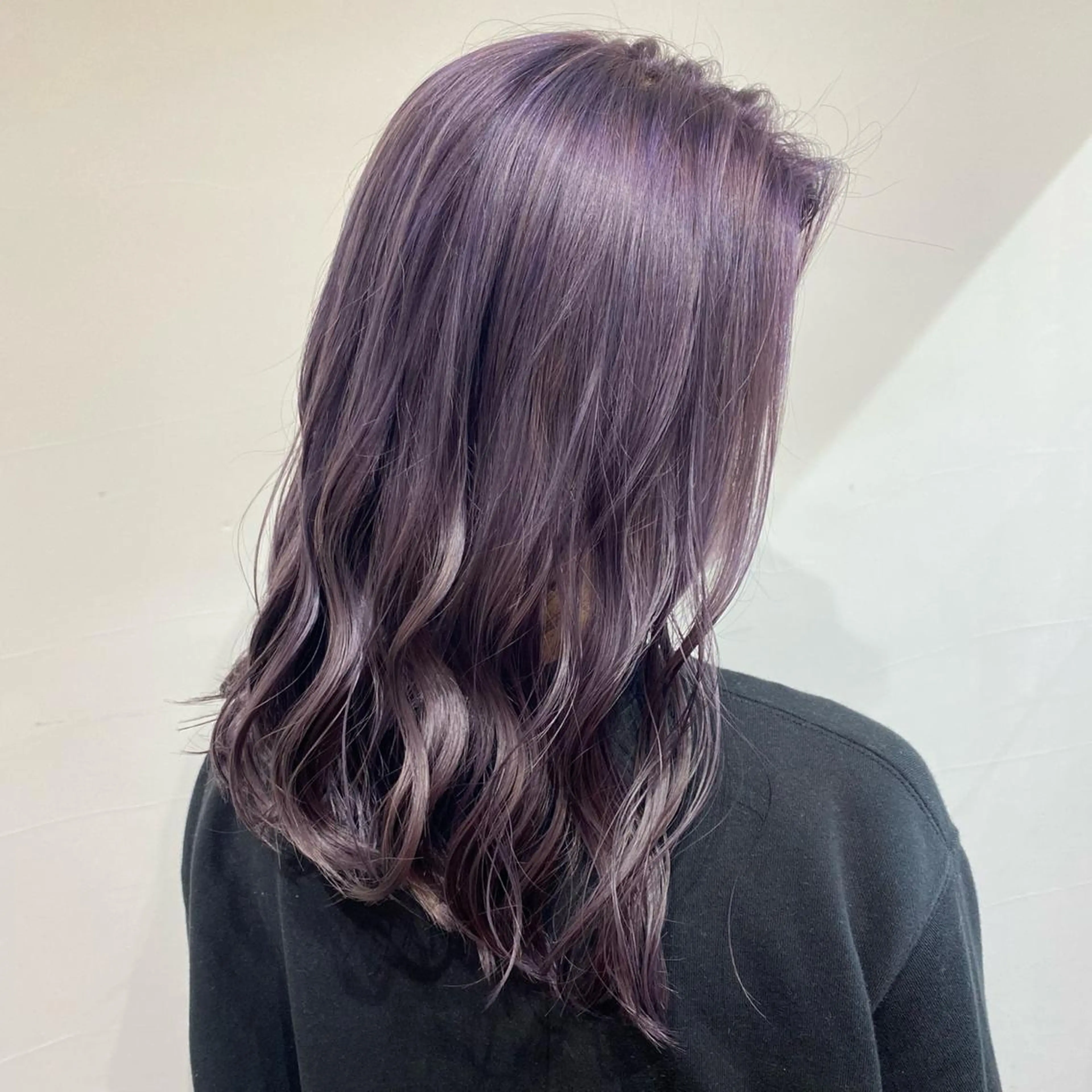 セミロング カラー バレイヤージュ ブリーチ ケアブリーチ ダブルカラー イヤリングカラー ヘアカラー 韓国ヘア特化 💟 ララア 💟のヘアスタイル