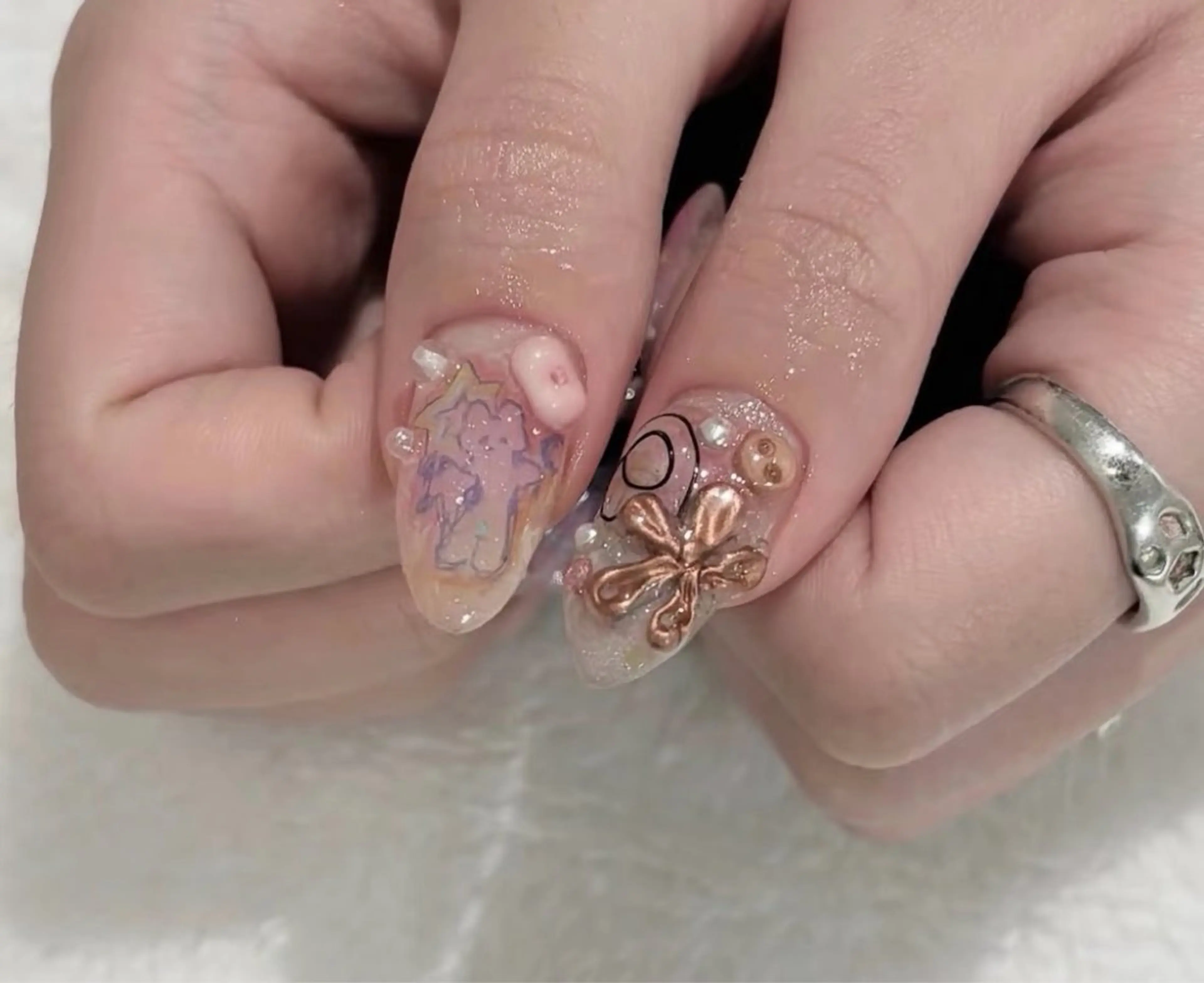ネイル ハンドネイル WO MIAO💎のネイルデザイン