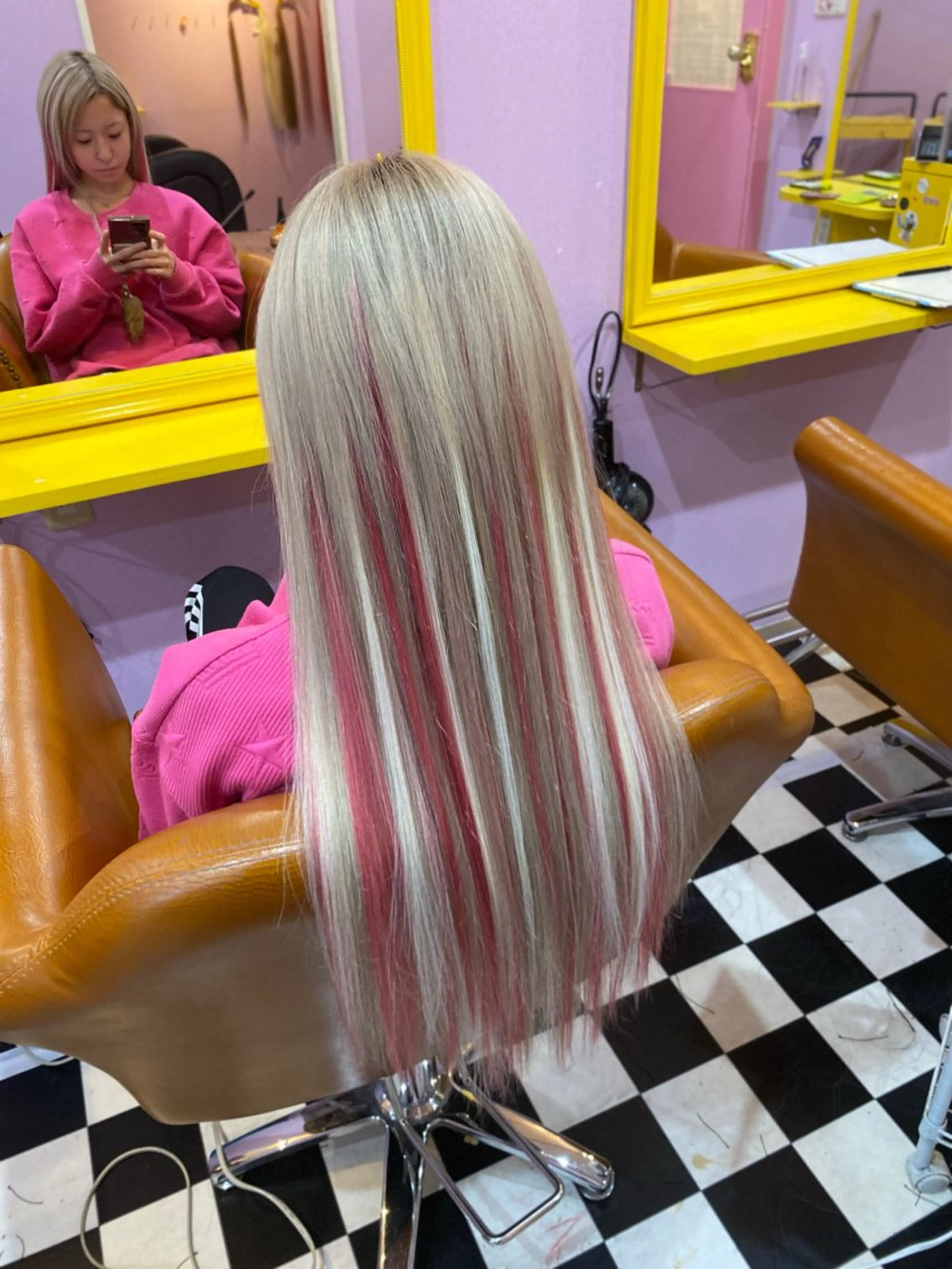 ミディアム チビ編み込みエクステ どぅ〜す/YUIのヘアスタイル