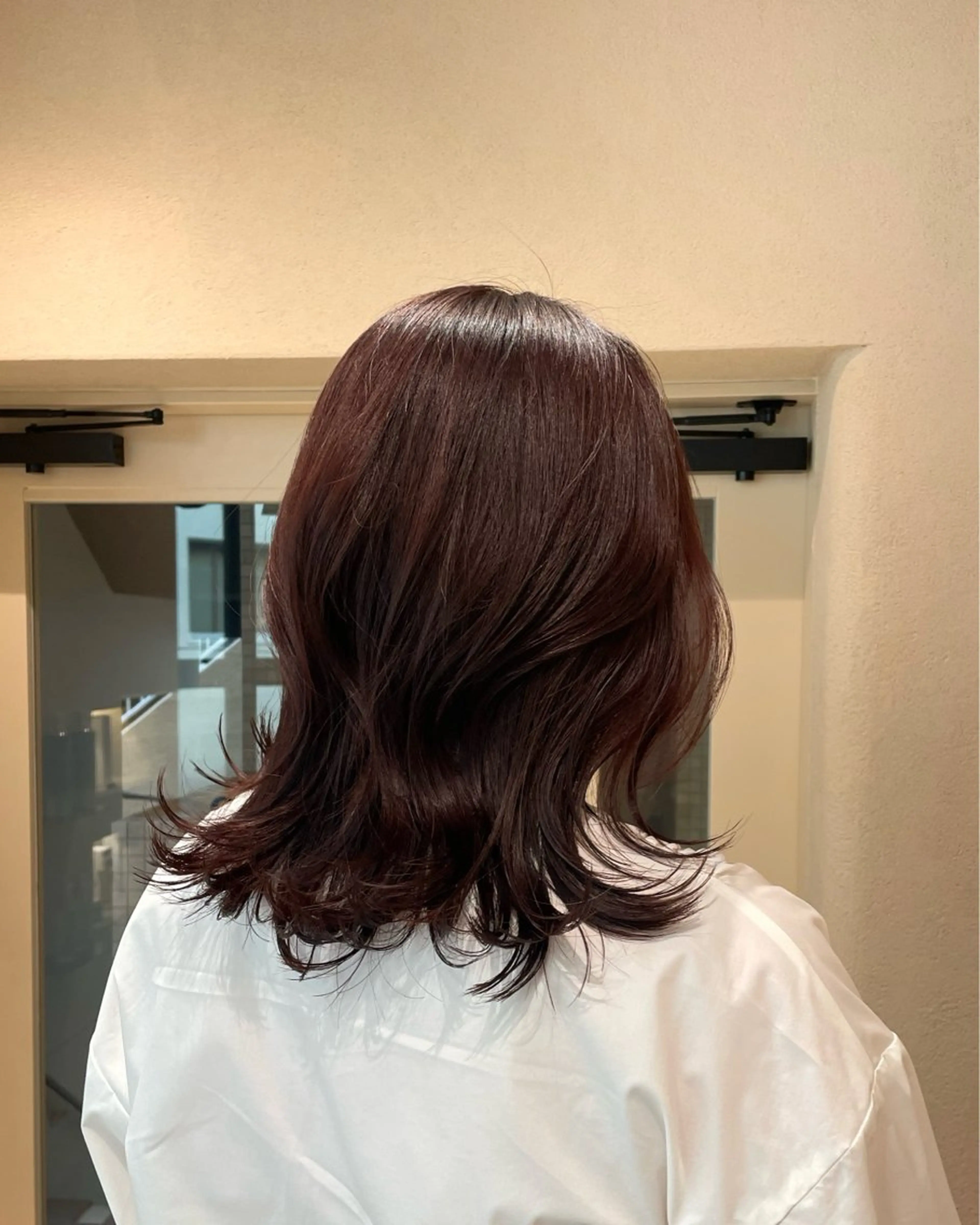 ミディアム カラー ボルドーカラー ブラウンカラー カット ヘアカラー トリートメント 暖色系カラー/オリー ブカラー💚宮城のヘアスタイル