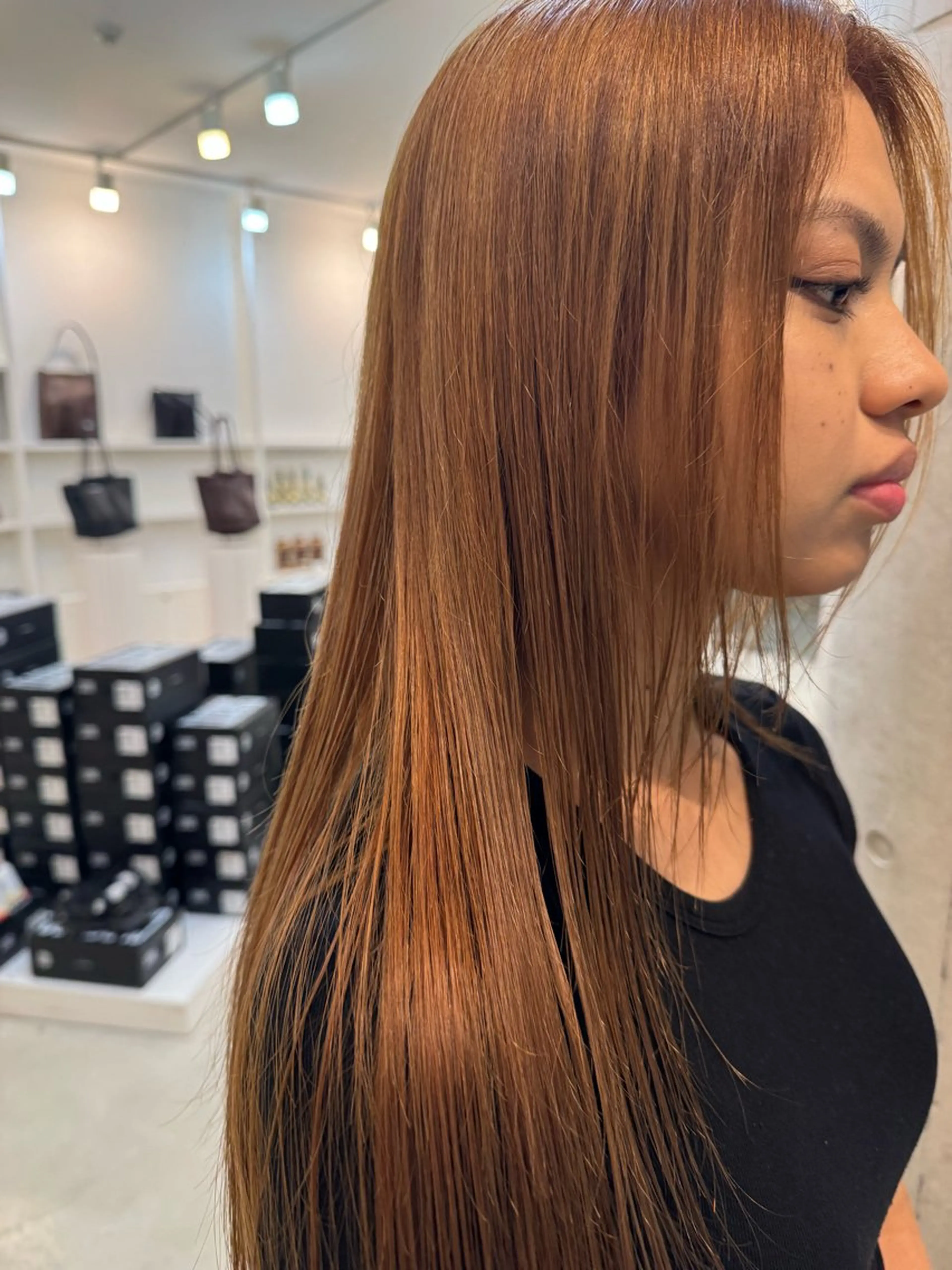 ロング ヘアカラー ｔa k k e ｙｕのヘアスタイル