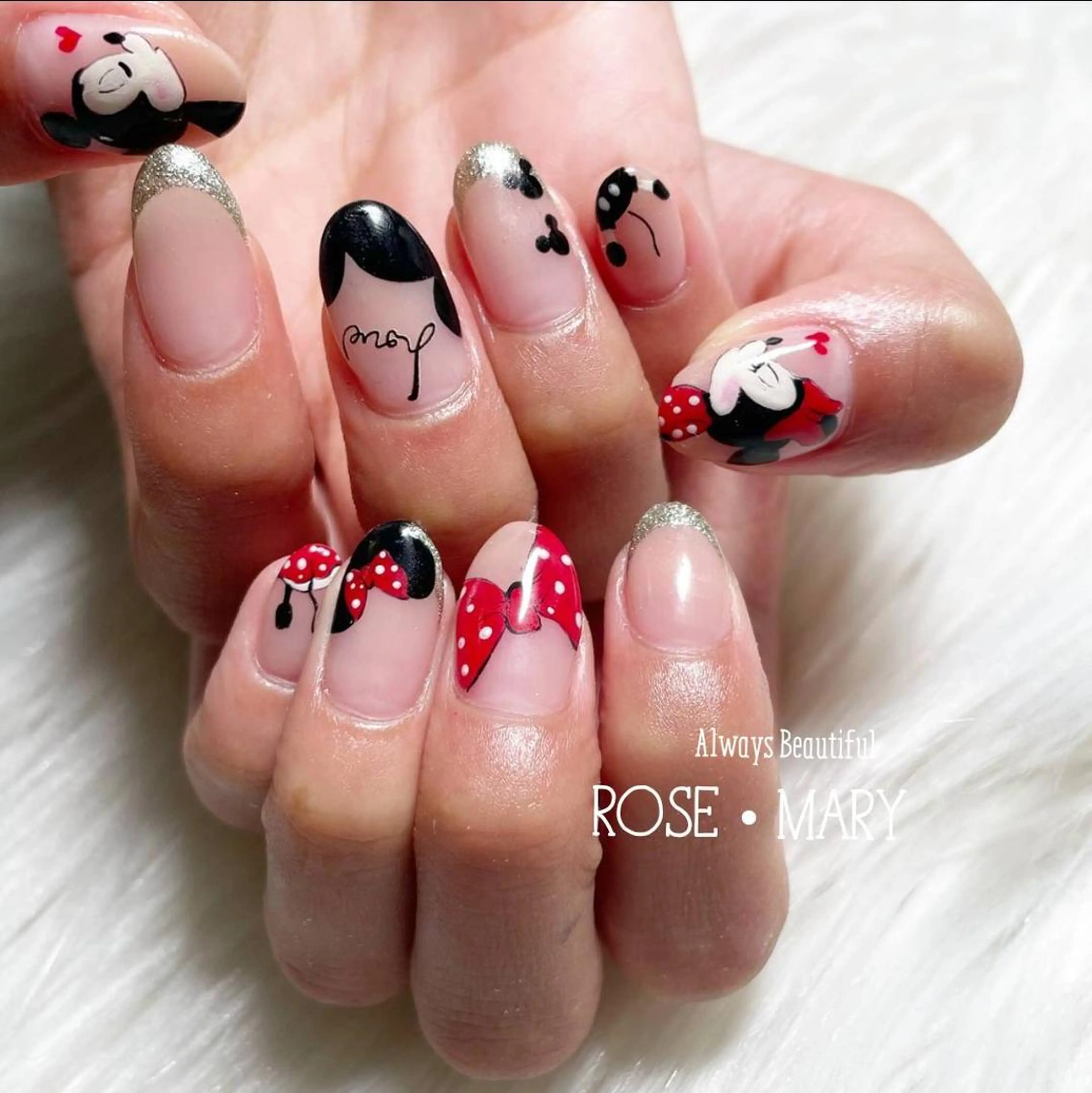 ネイル ハンドネイル ROSE・ MARY 鈴木のネイルデザイン