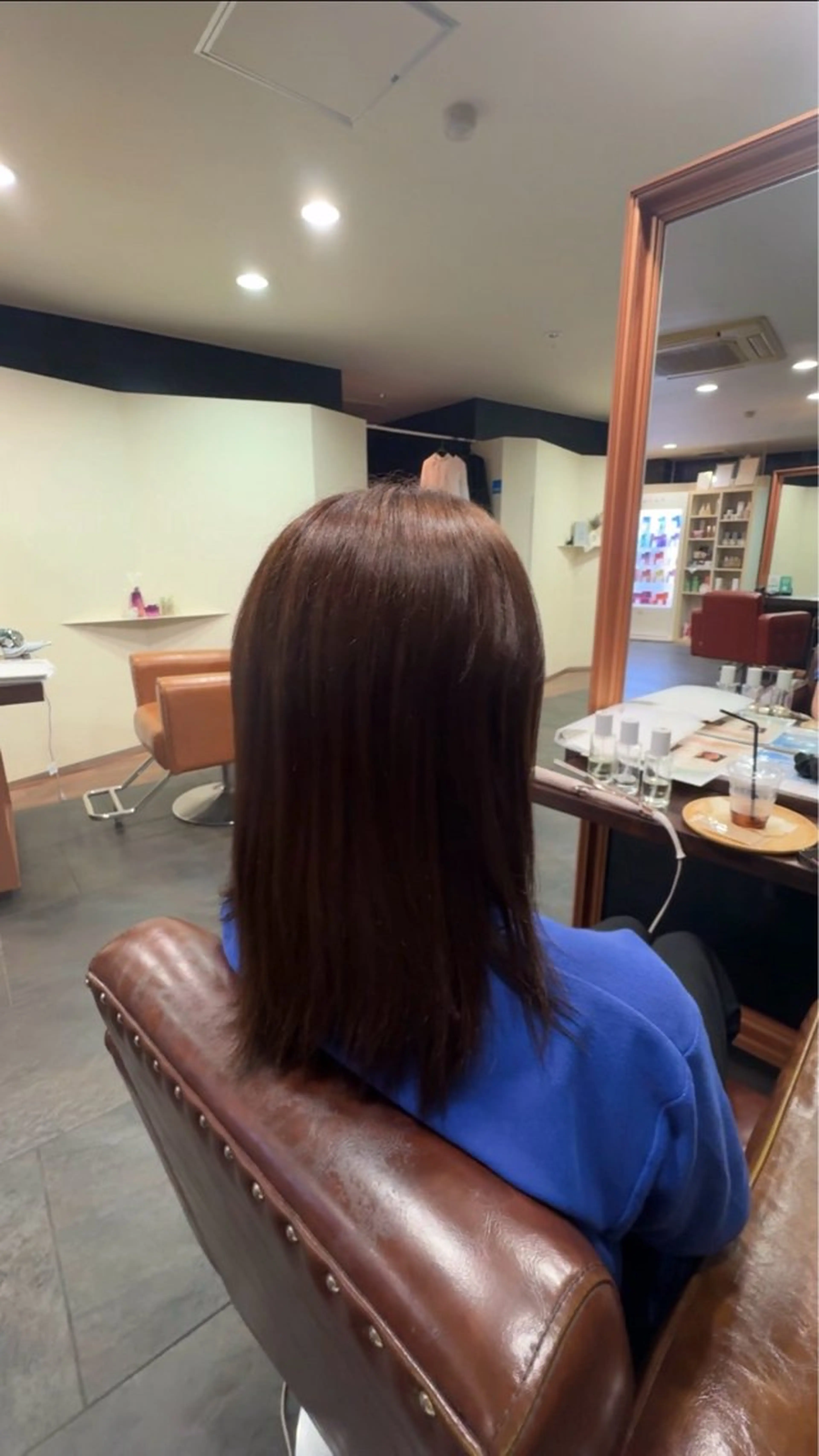 カラー ブラウンカラー 岡田 望夢のヘアスタイル
