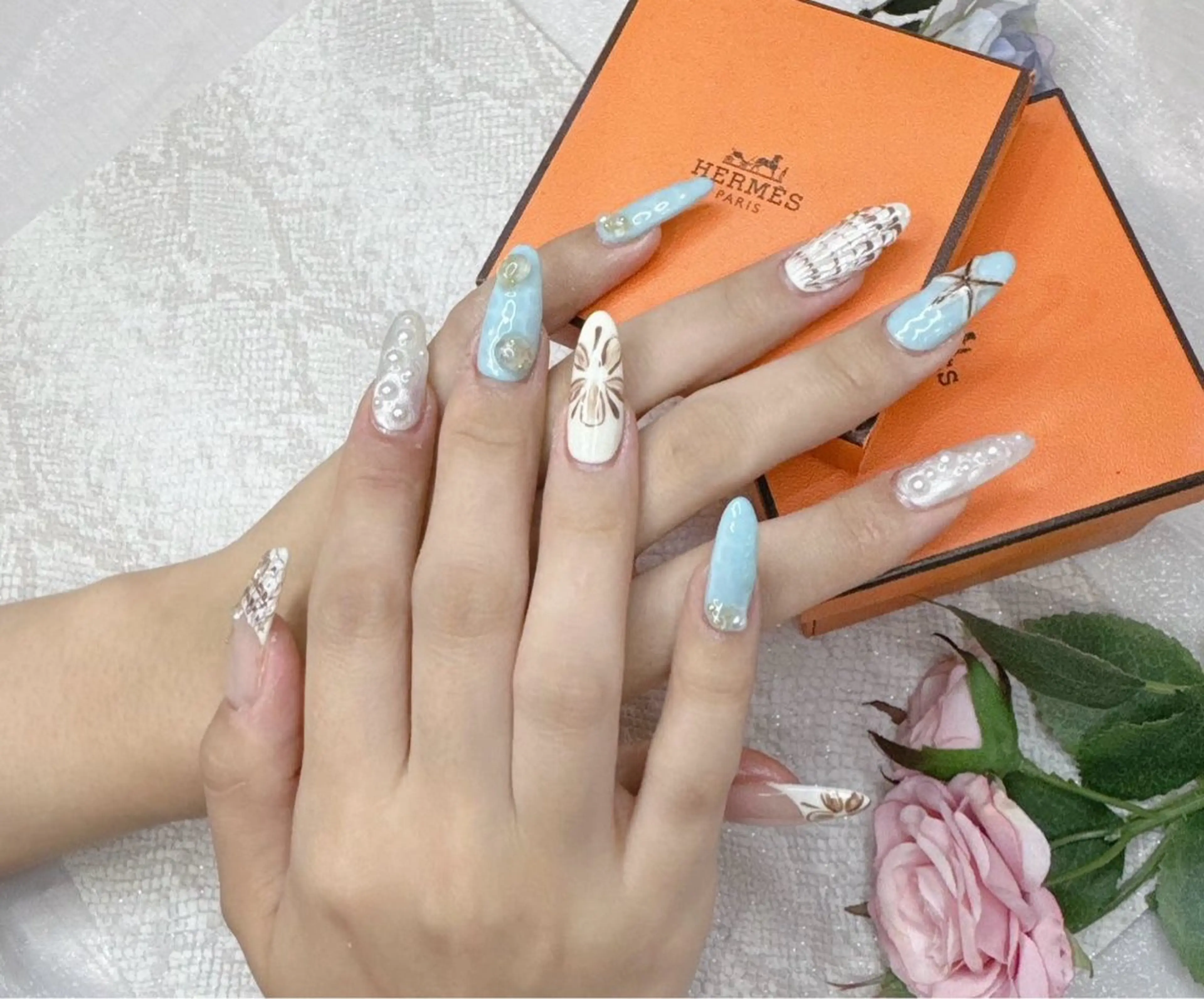 ネイル ハンドネイル ハンドケア Sachi Nail上野のネイルデザイン