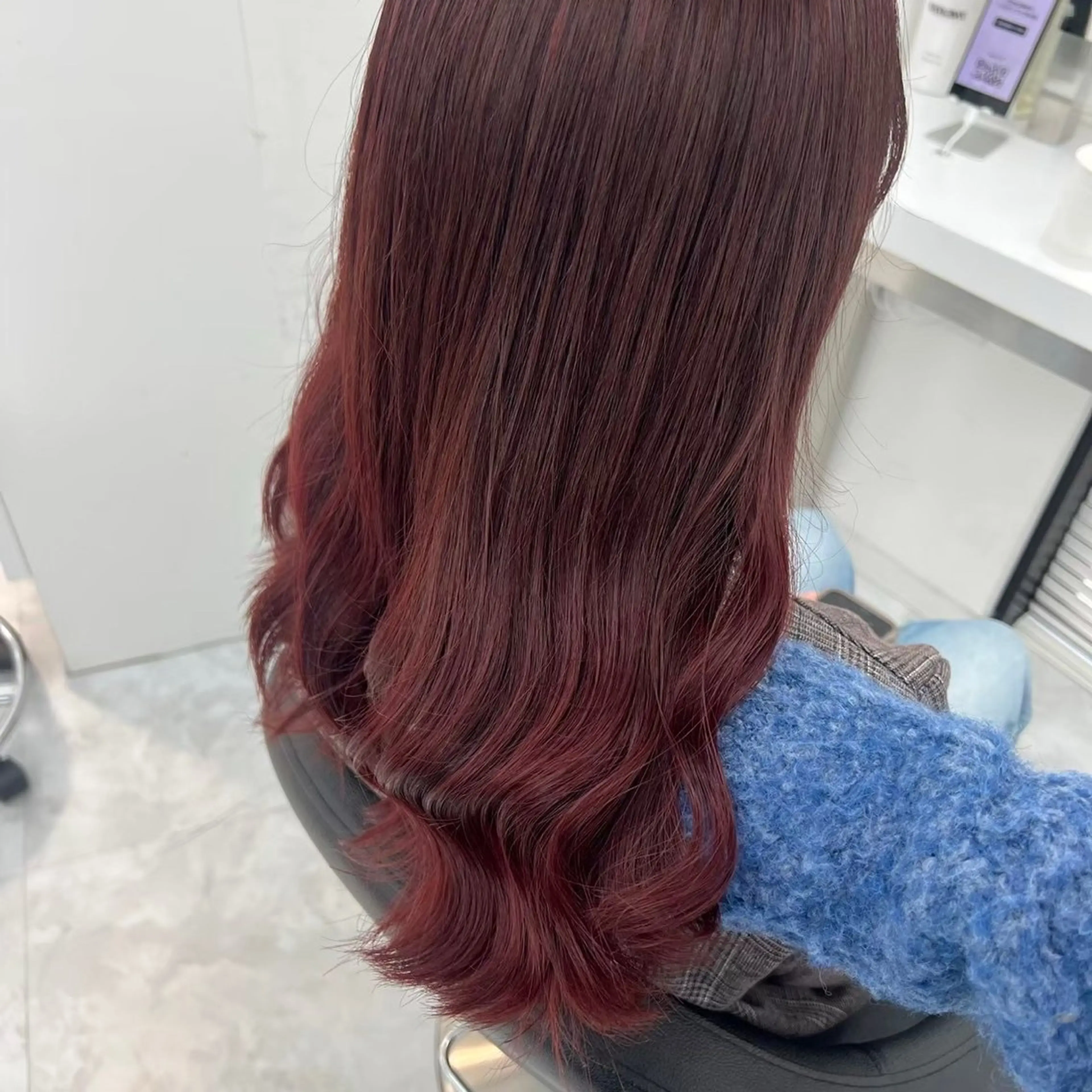 【韓国風暗め暖色】❤️‍🔥ケアワンカラー+当サロン限定シャンプー+当サロン限定トリートメント❤️‍🔥の写真