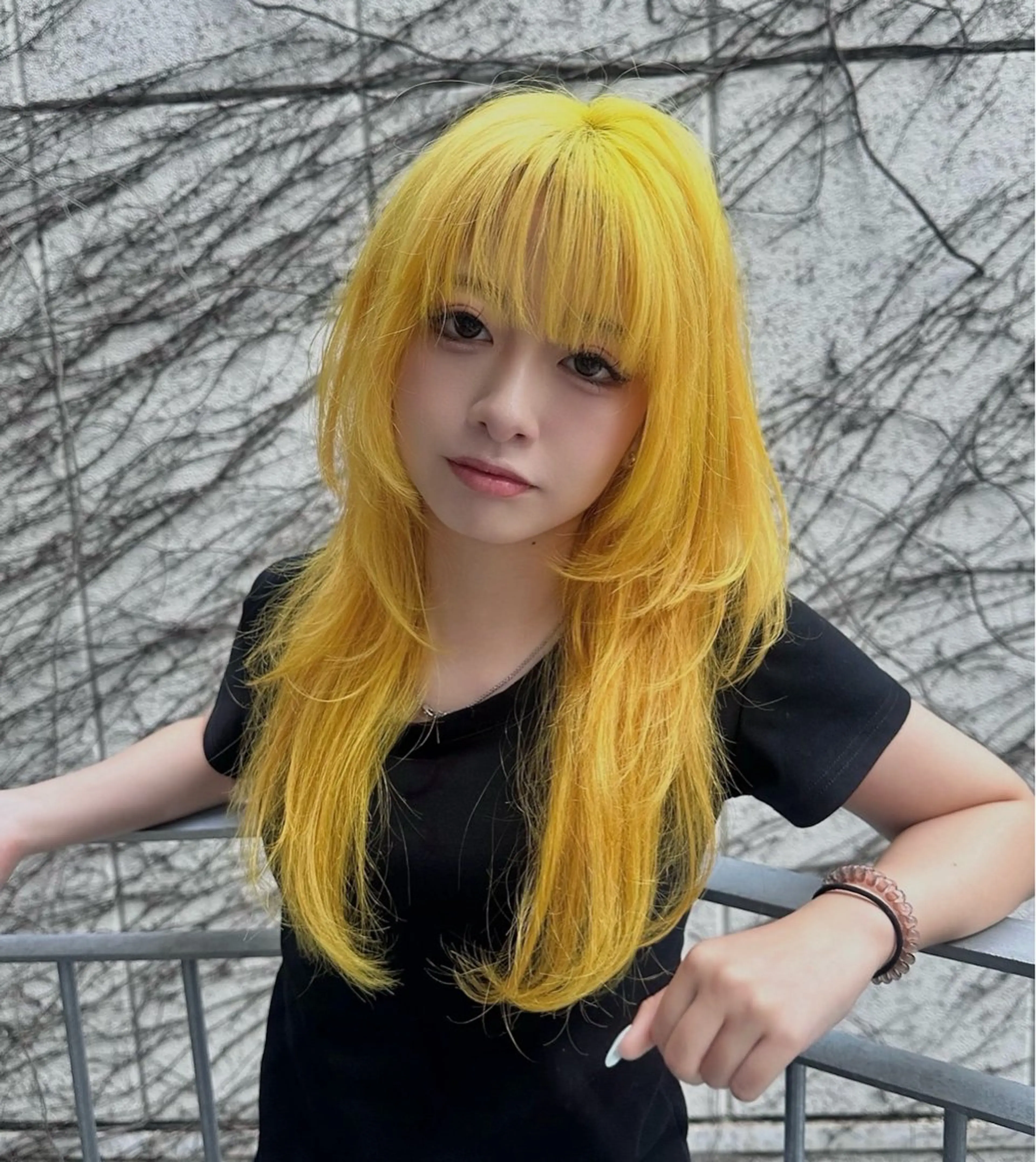 ロング カラー カット ヘアカラー トリートメント ケアブリーチ特化✨/ 艶カラー/エクステのヘアスタイル