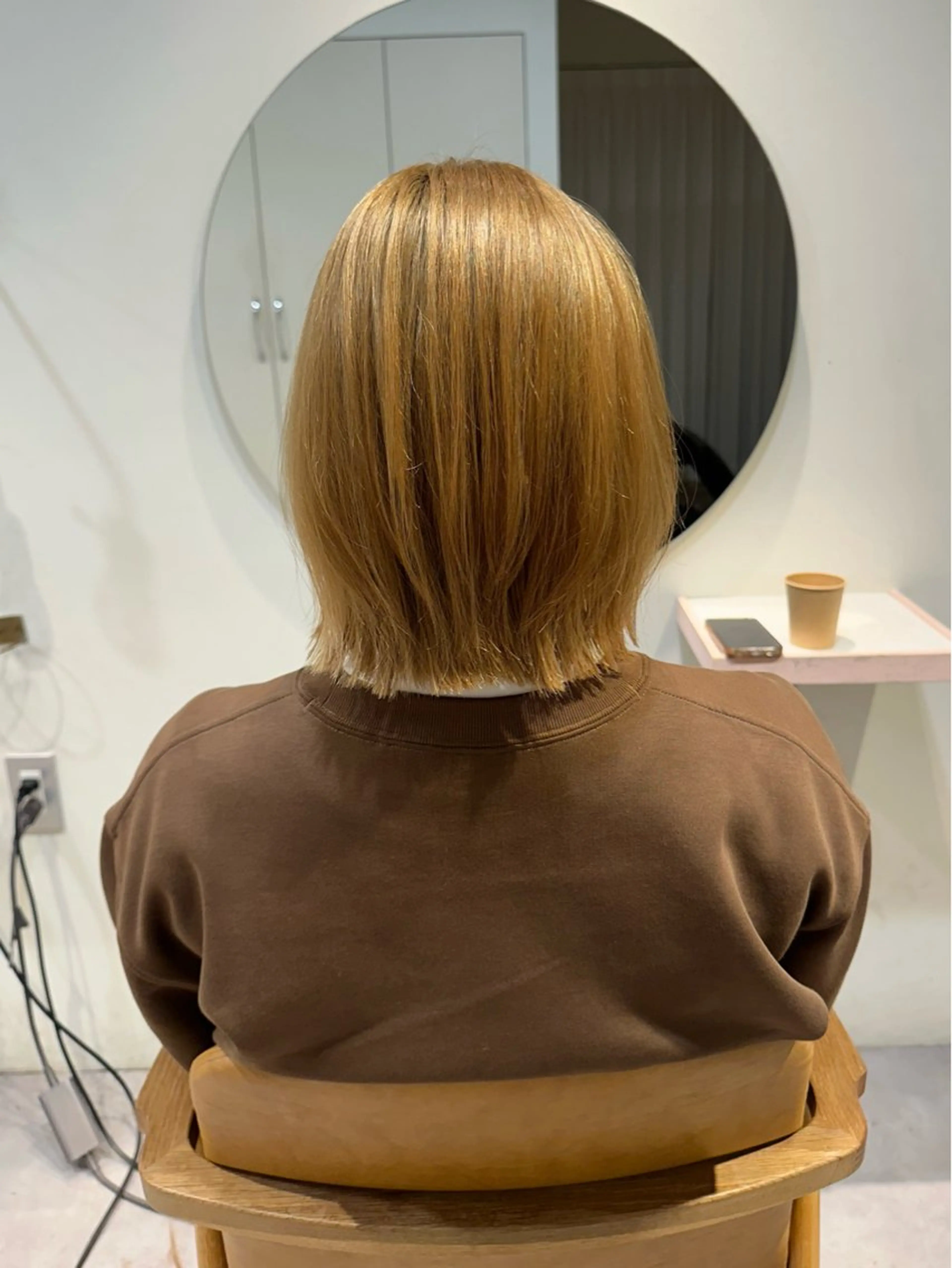 ショート HANAME 原宿美容室のヘアスタイル