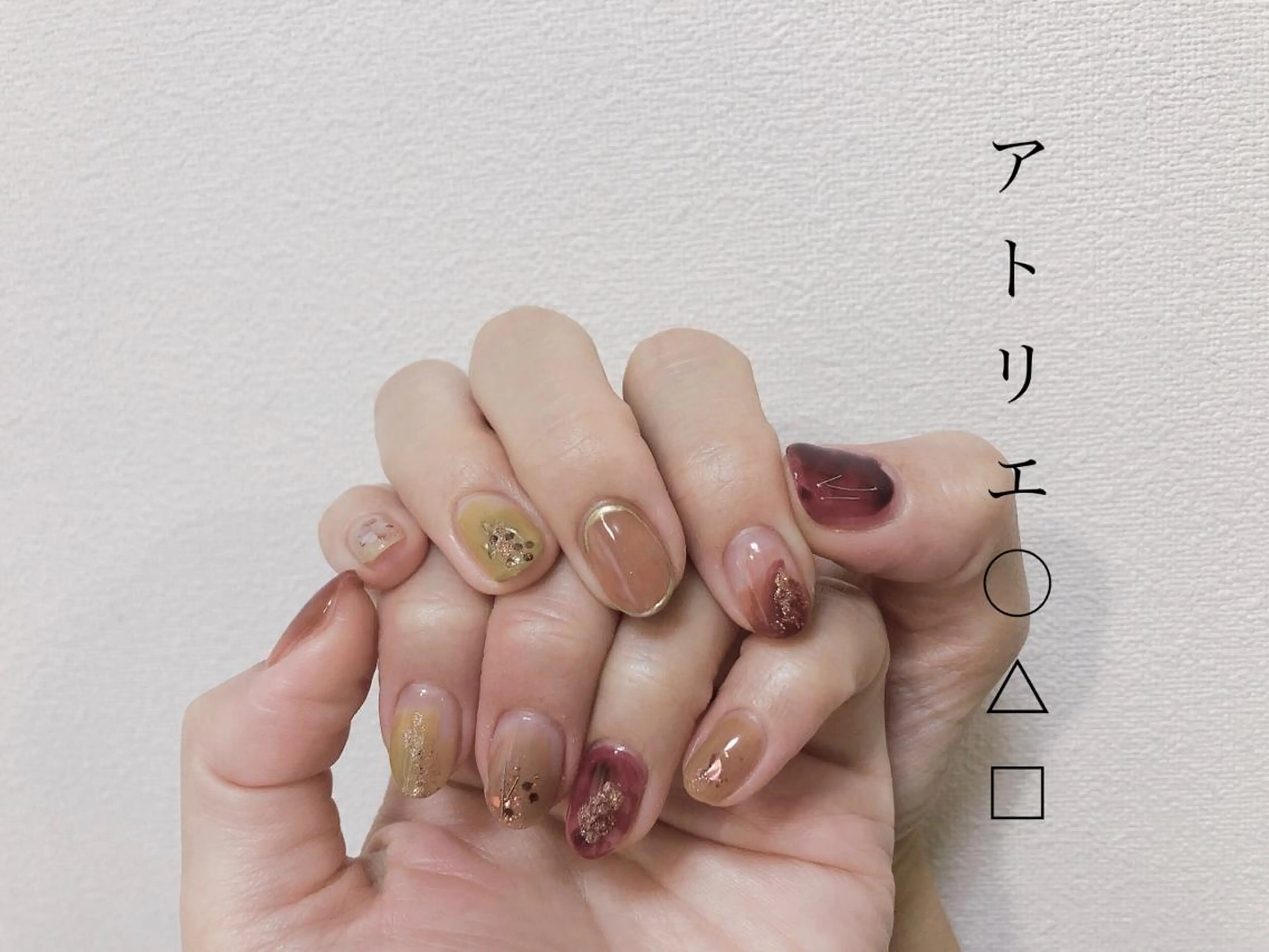 ネイル ハンドネイル アトリエ ○△□のネイルデザイン