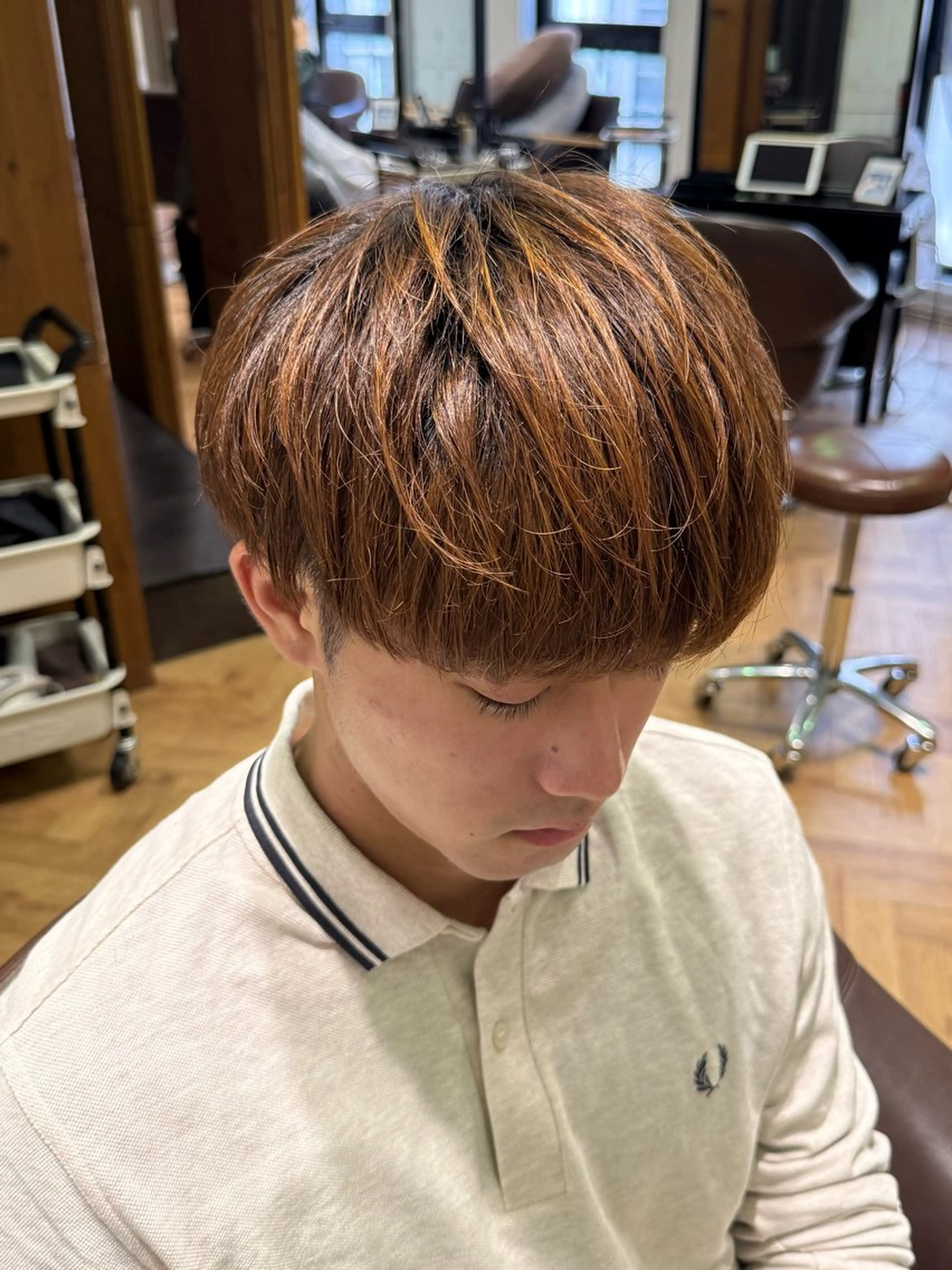 ショート メンズ マッシュ 溝口 槙里也のヘアスタイル
