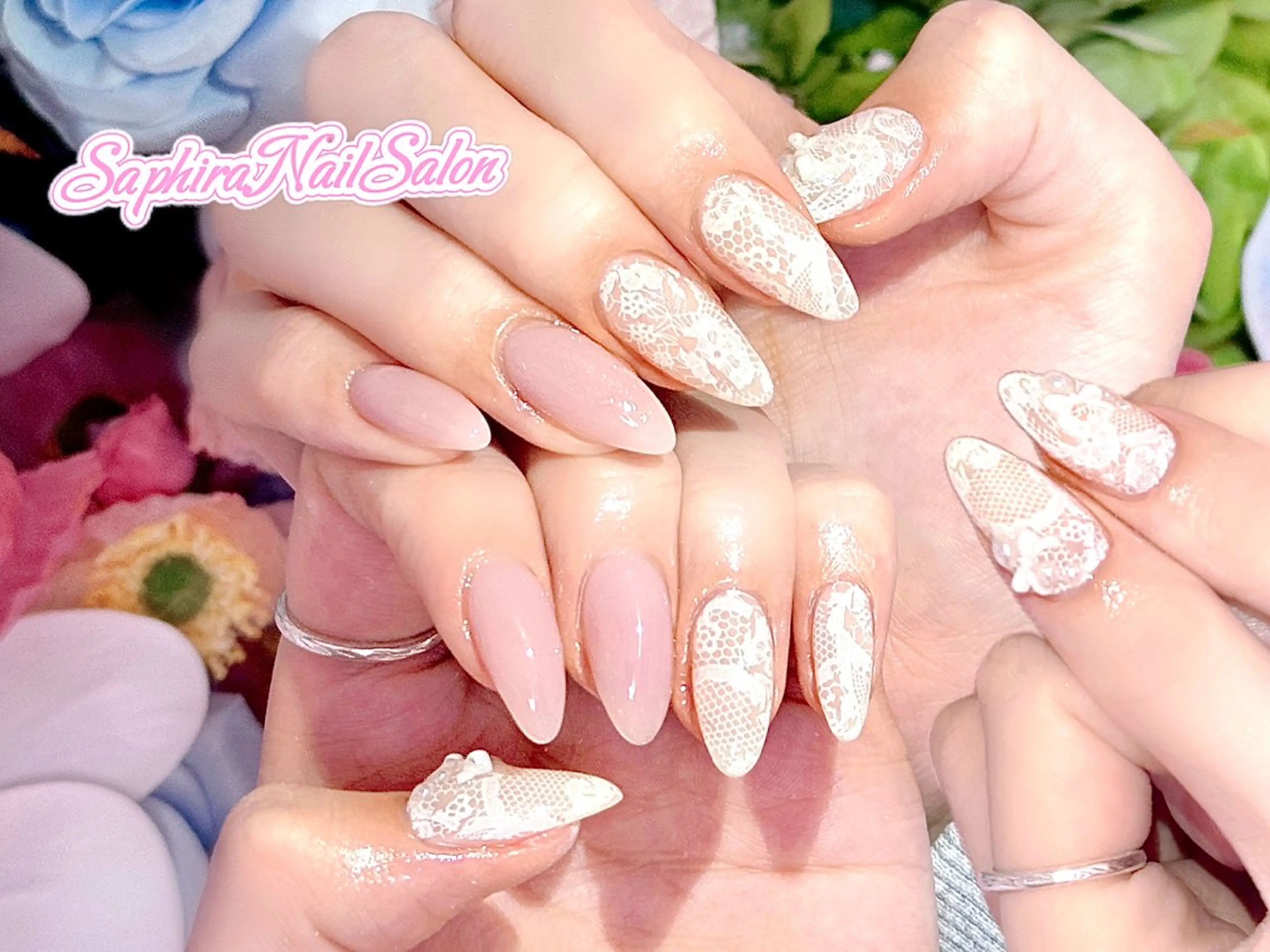 カラー ハンドネイル Saphiraネイル サロン錦糸町のネイルデザイン