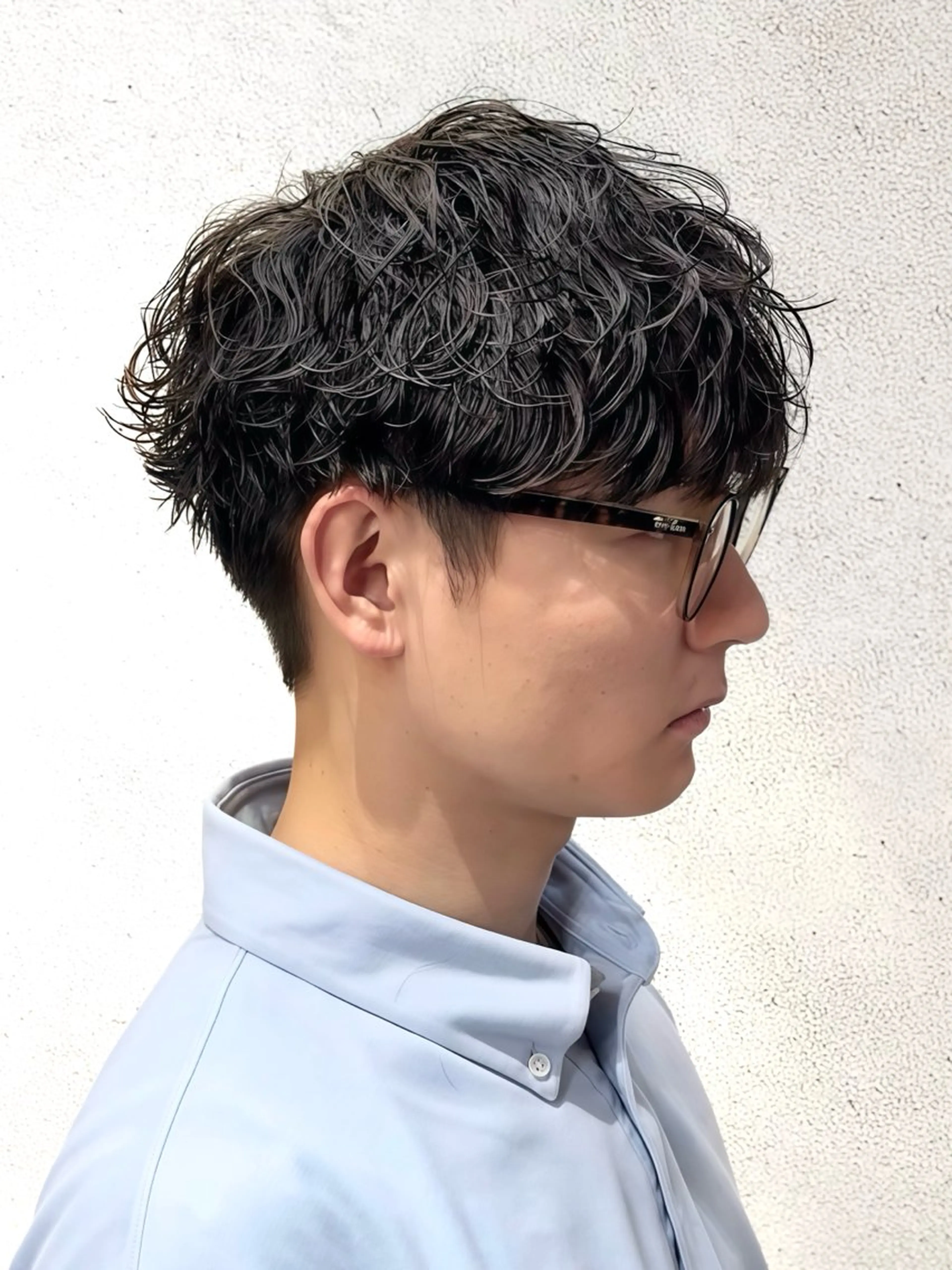 パーマ メンズ メンズパーマ 波巻きパーマ カット パーマ メンズパーマ/新宿/ サイカショウイチのヘアスタイル