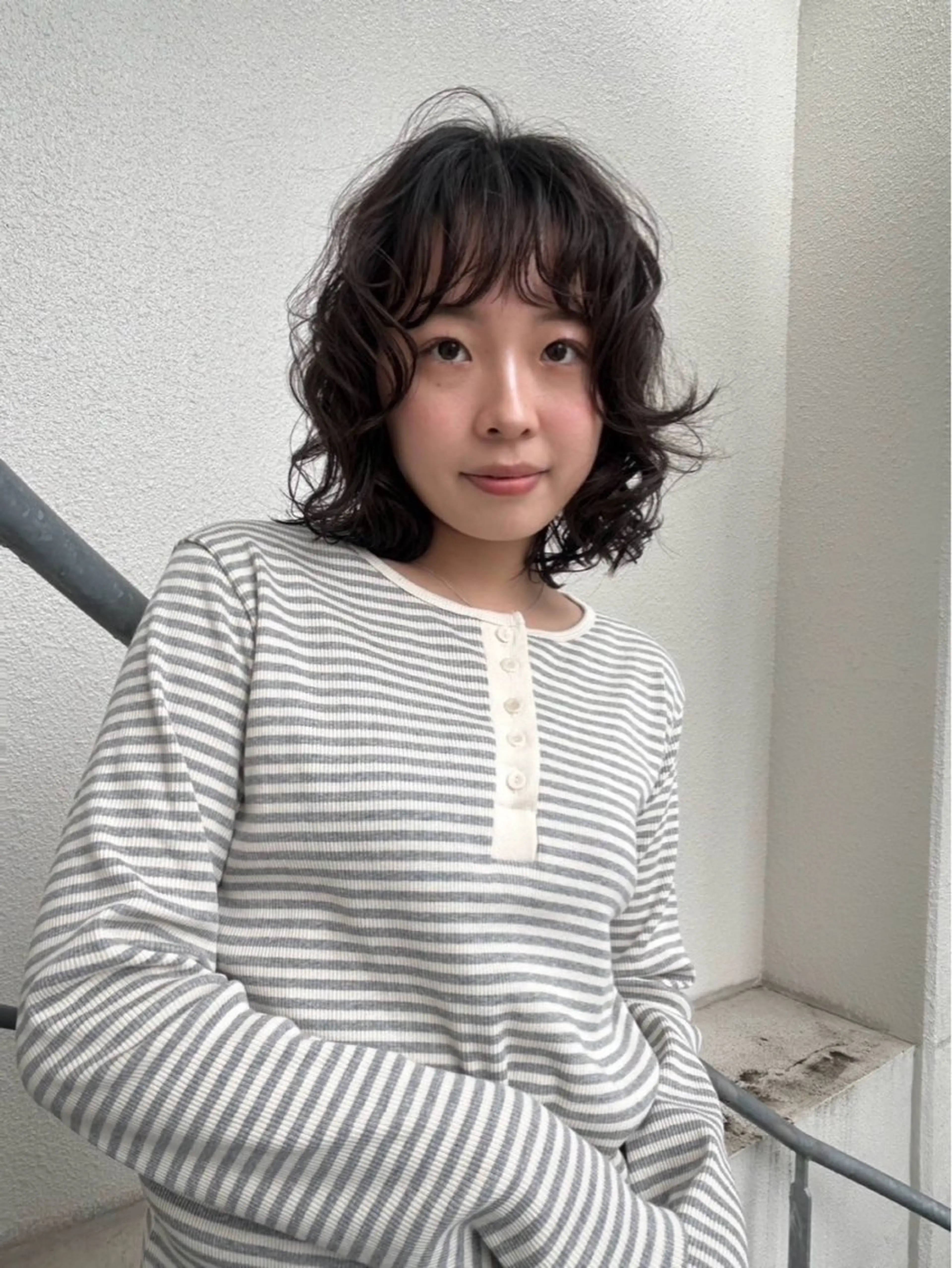 ミディアム 伊藤ほのか/パーマ /酸性ストレートのヘアスタイル