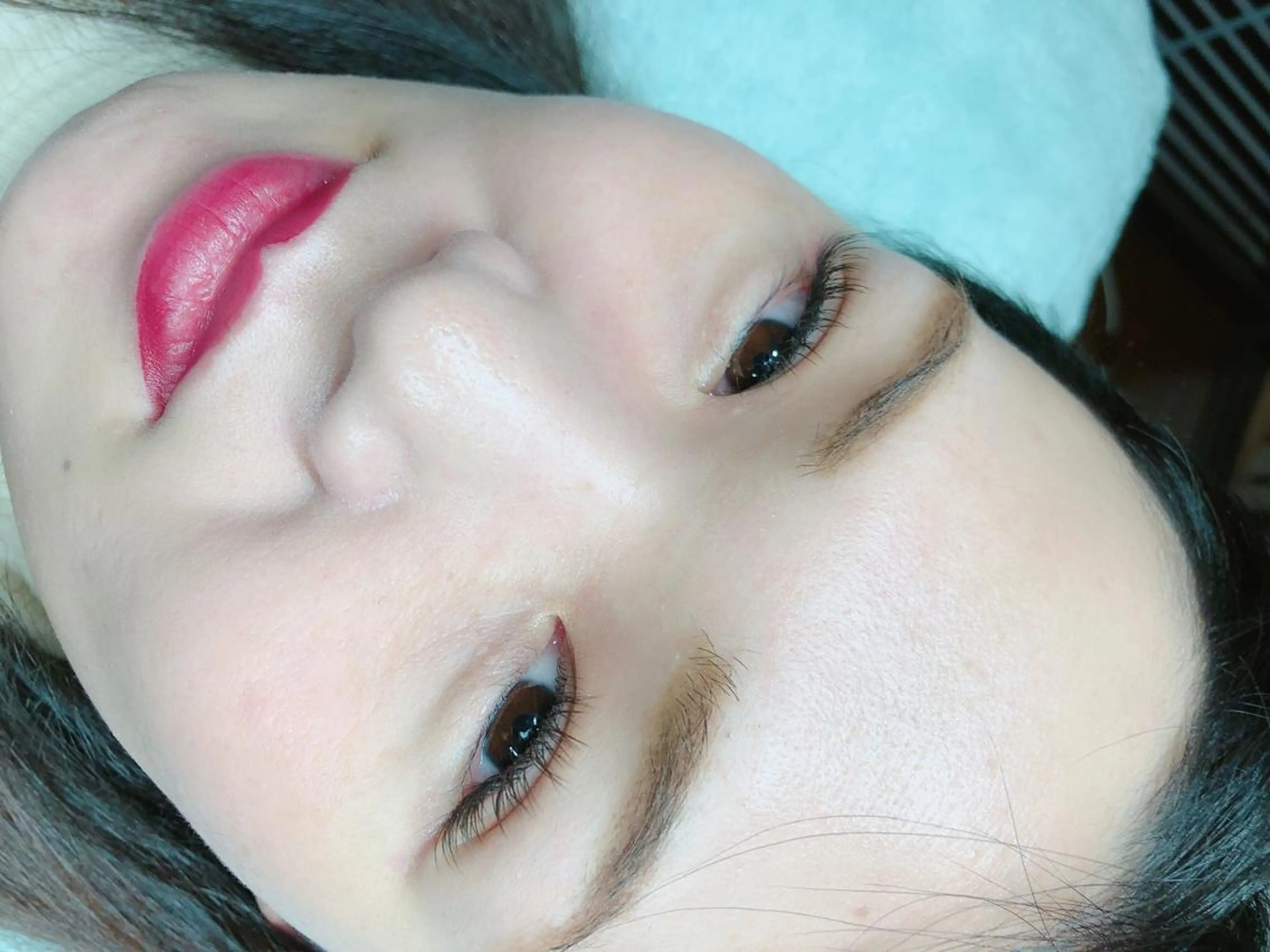 マツエク・マツパ カラーマツエク フラットラッシュ Rei to　youのマツエク・マツパデザイン