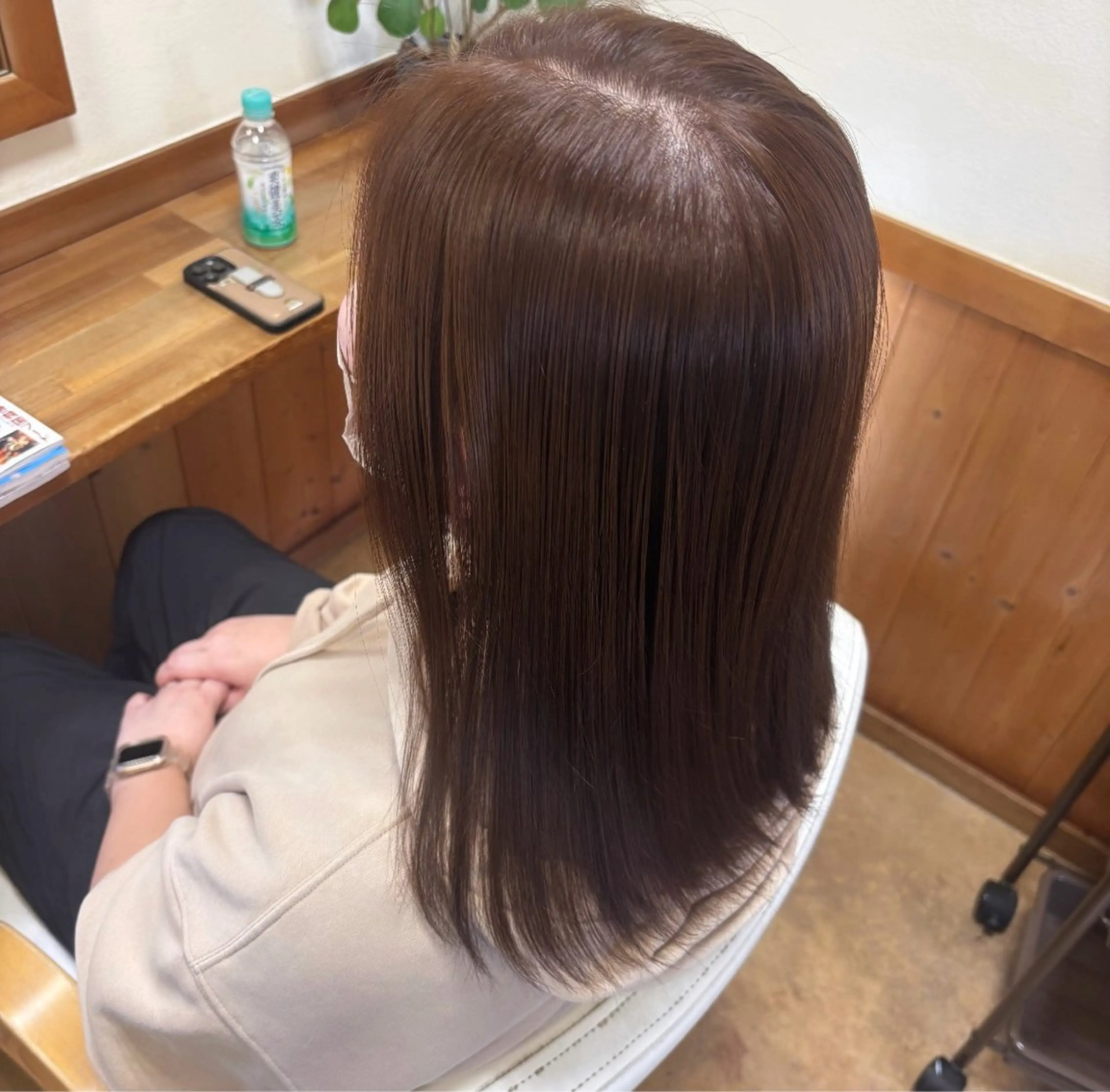 カラー Beam 深澤のヘアスタイル