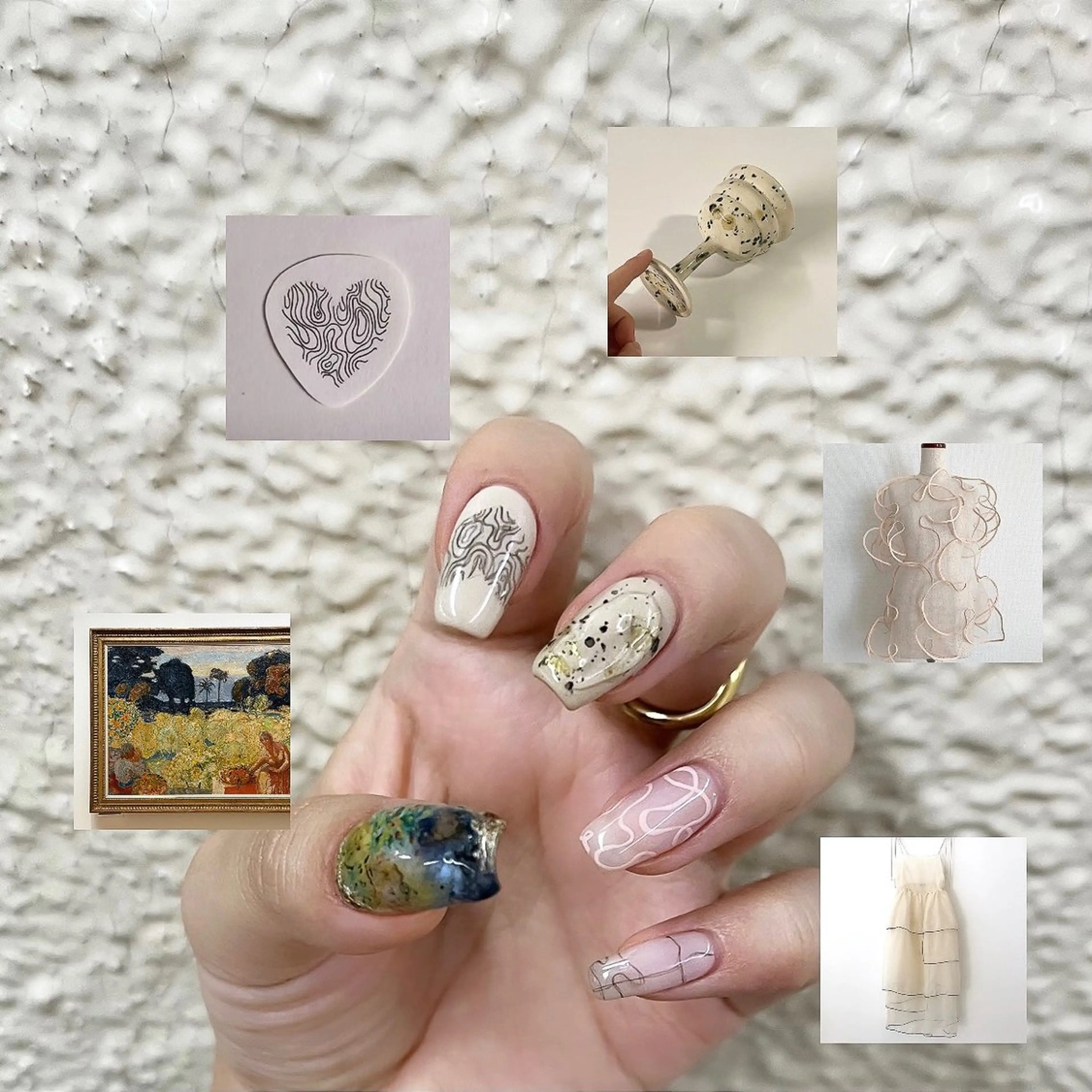 ネイル ハンドネイル Trico Antique所属・岩本 杏のネイルデザイン