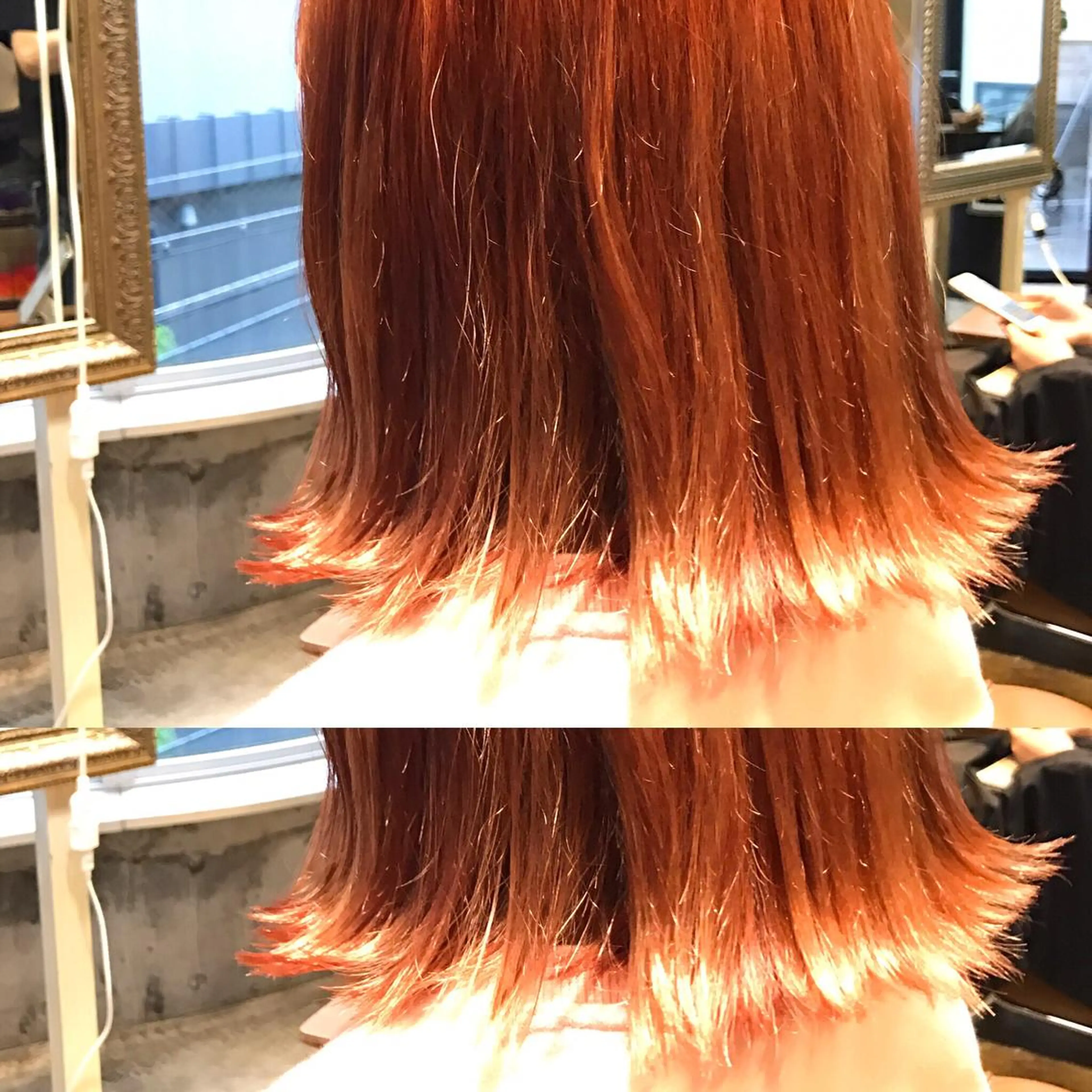 ショート カラー パーマ ヘアアレンジ メンズ キッズ ネイル マツエク・マツパ ダブルカラー オレンジ カラーマツエク タンバルモリ オレンジ サロンドミルク 原宿のヘアスタイル