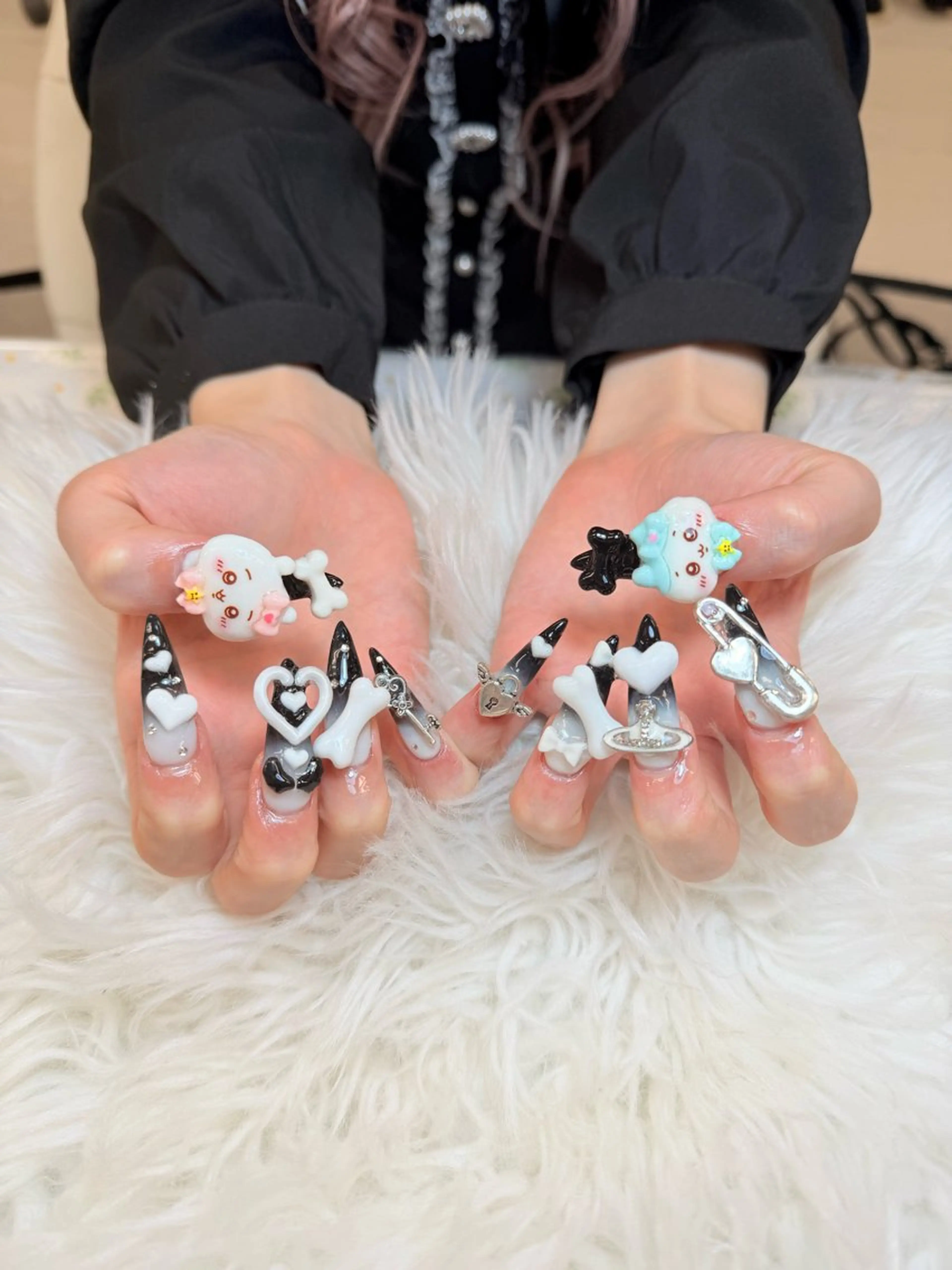 ネイル ハンドネイル ANH ゴテゴテネイルサロンのネイルデザイン