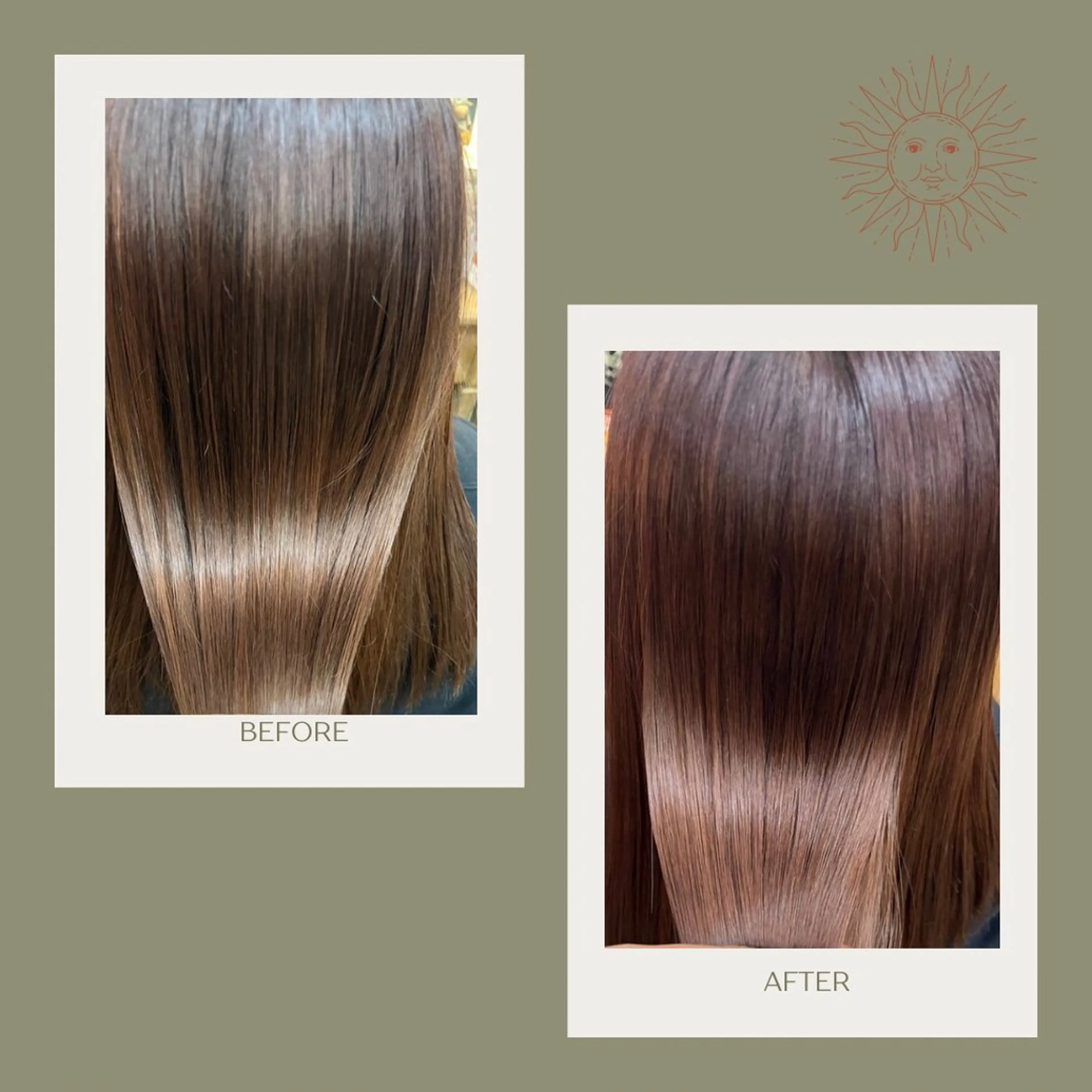 セミロング カラー 髪質改善 ❤︎大人シック ベージュrihoのヘアスタイル