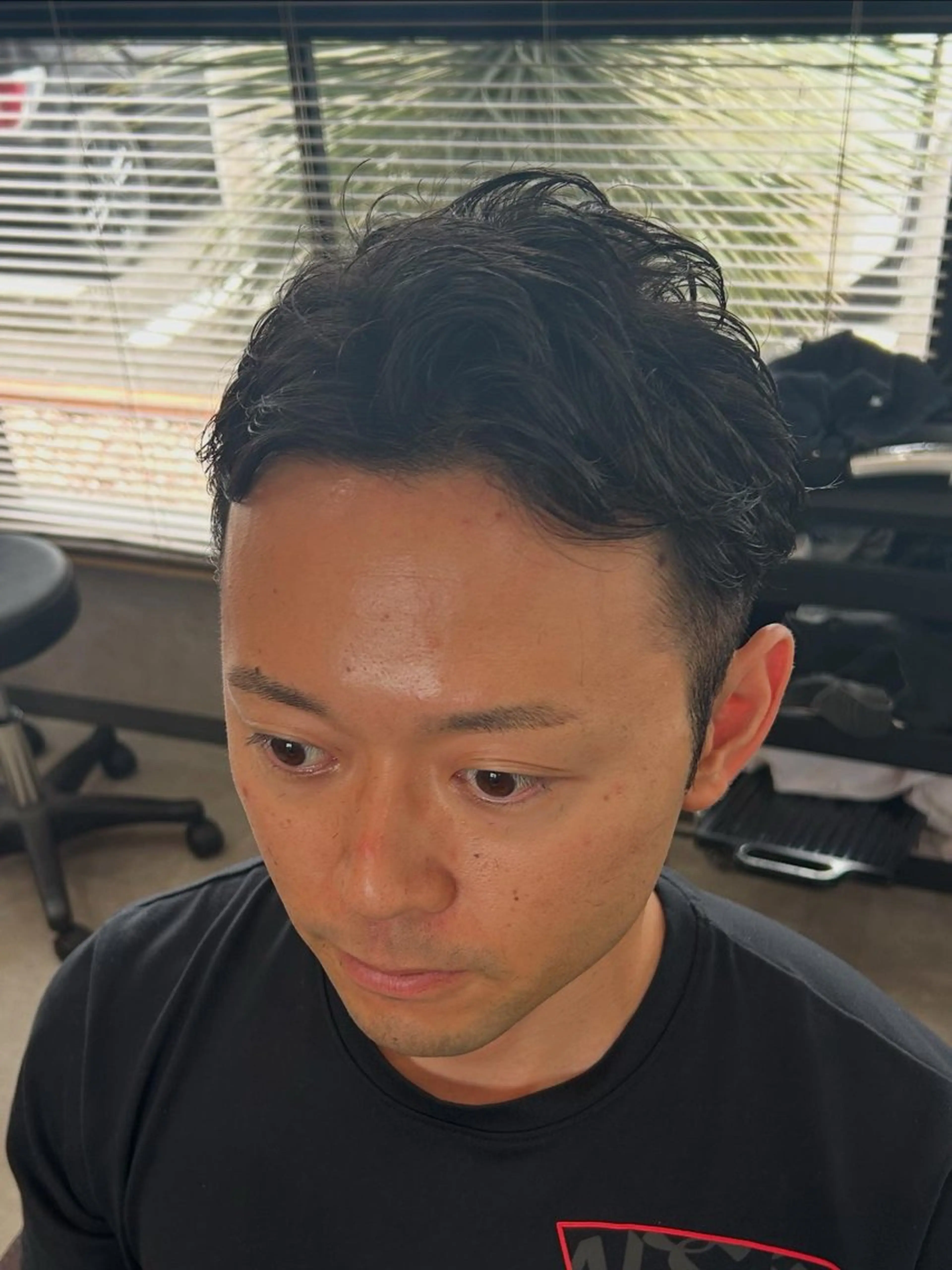 ショート メンズ 蜂須賀 輝のヘアスタイル