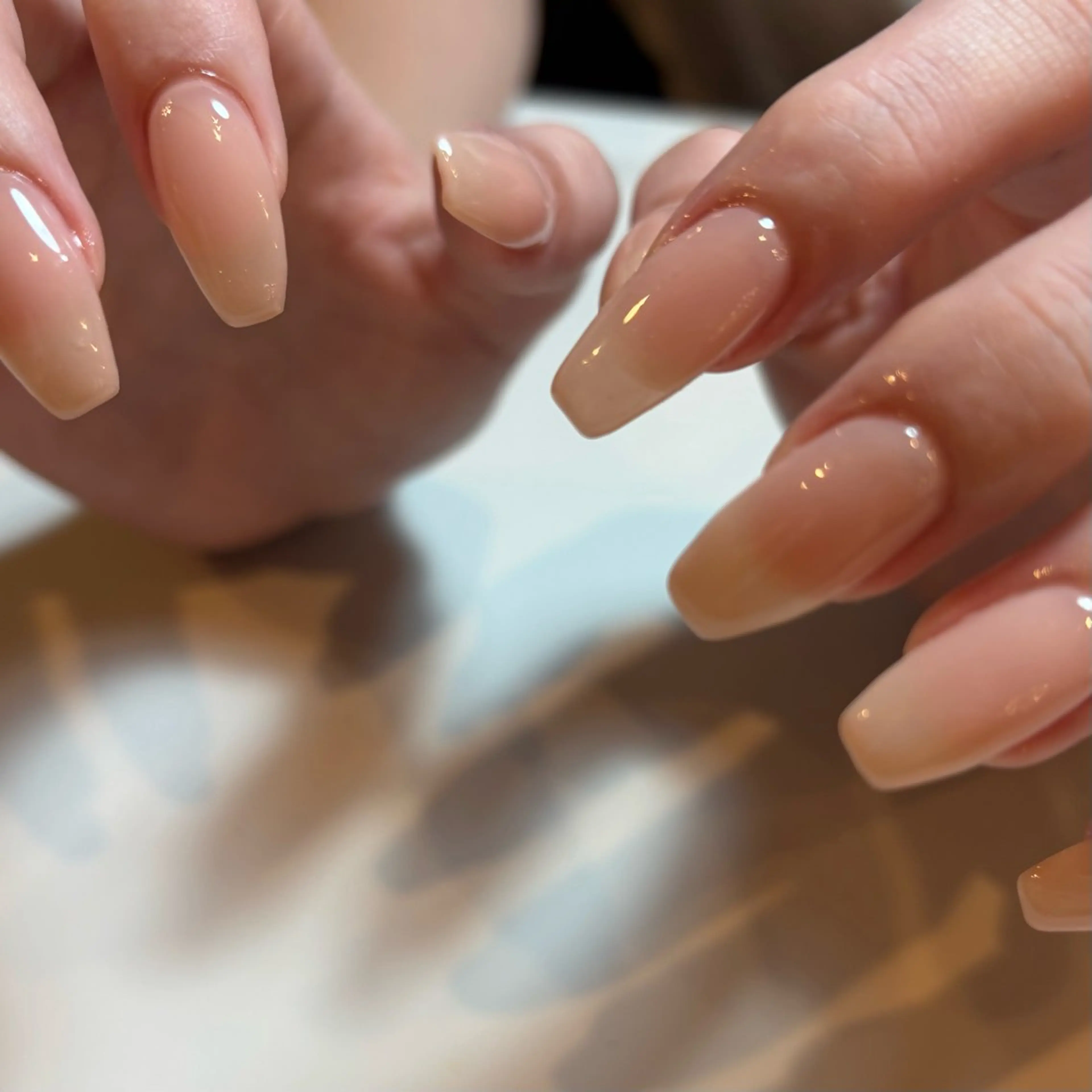 ネイル オフィスネイル ワンカラーネイル ハンドネイル ikoi Raraのネイルデザイン