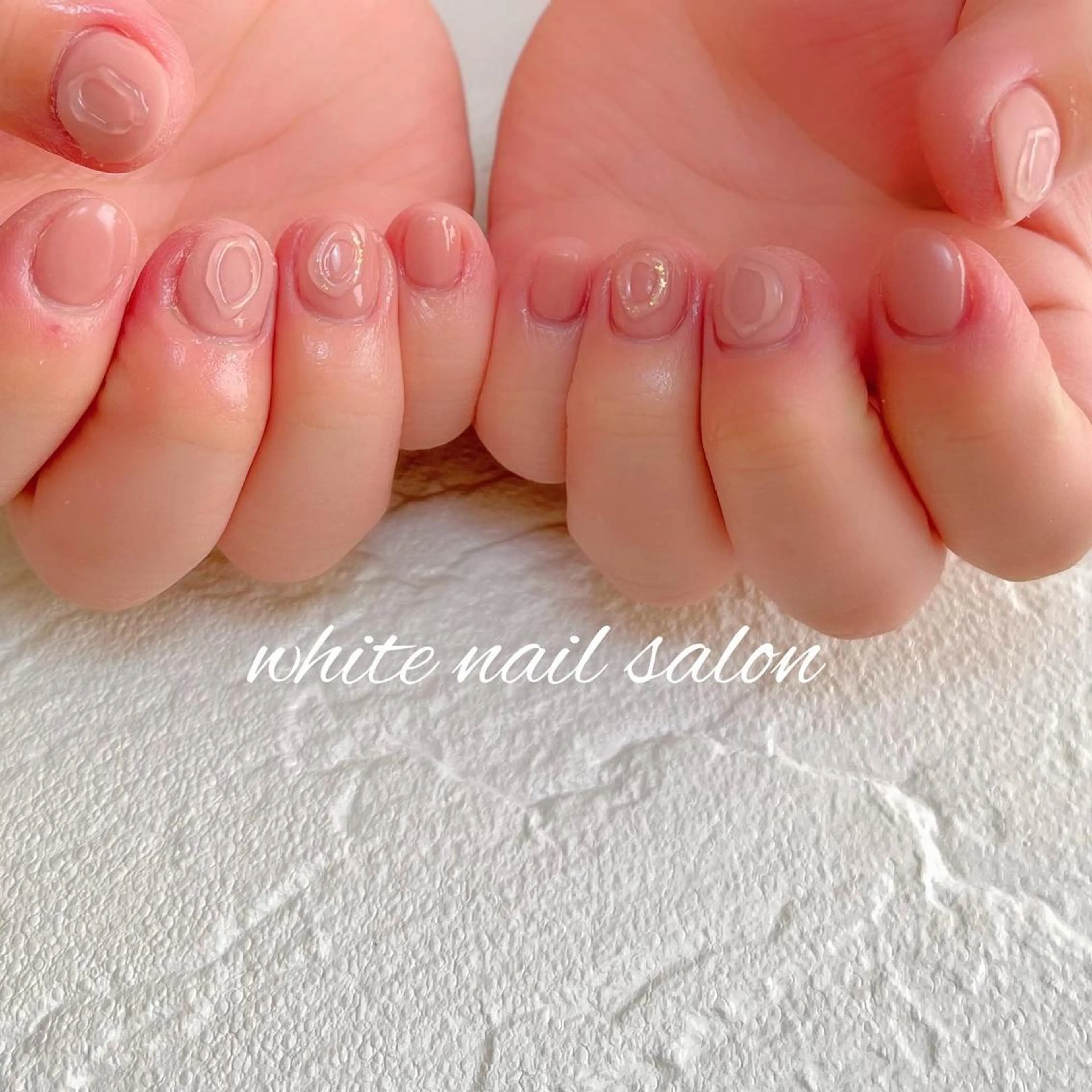 ネイル フットネイル ジェルネイル ハードジェル ラメ(グリッター) 持ち込み ハンドネイル white nail salonのネイルデザイン