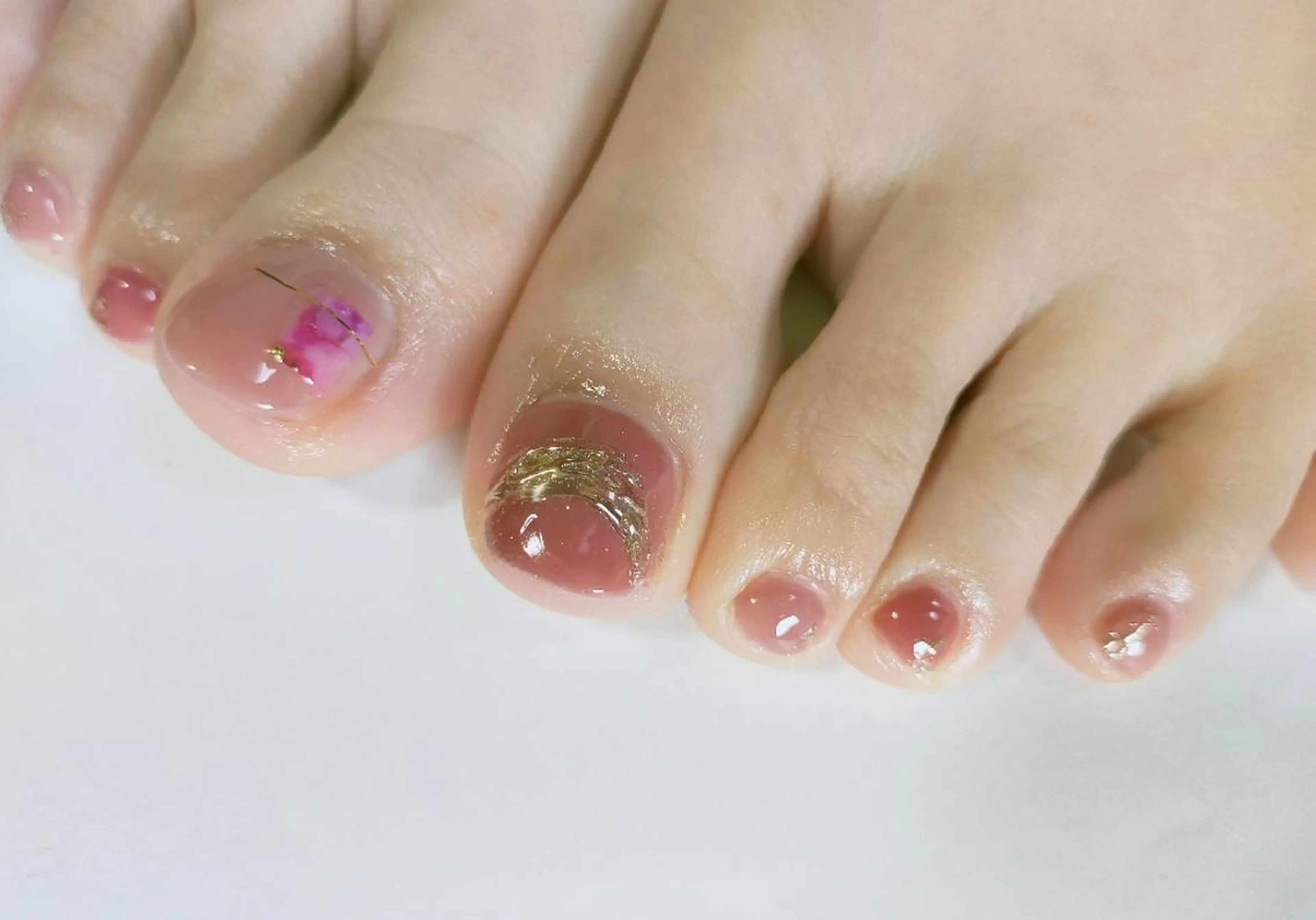 ネイル フットネイル Riche. ﾈｲﾙｻﾛﾝﾘｼｪのネイルデザイン