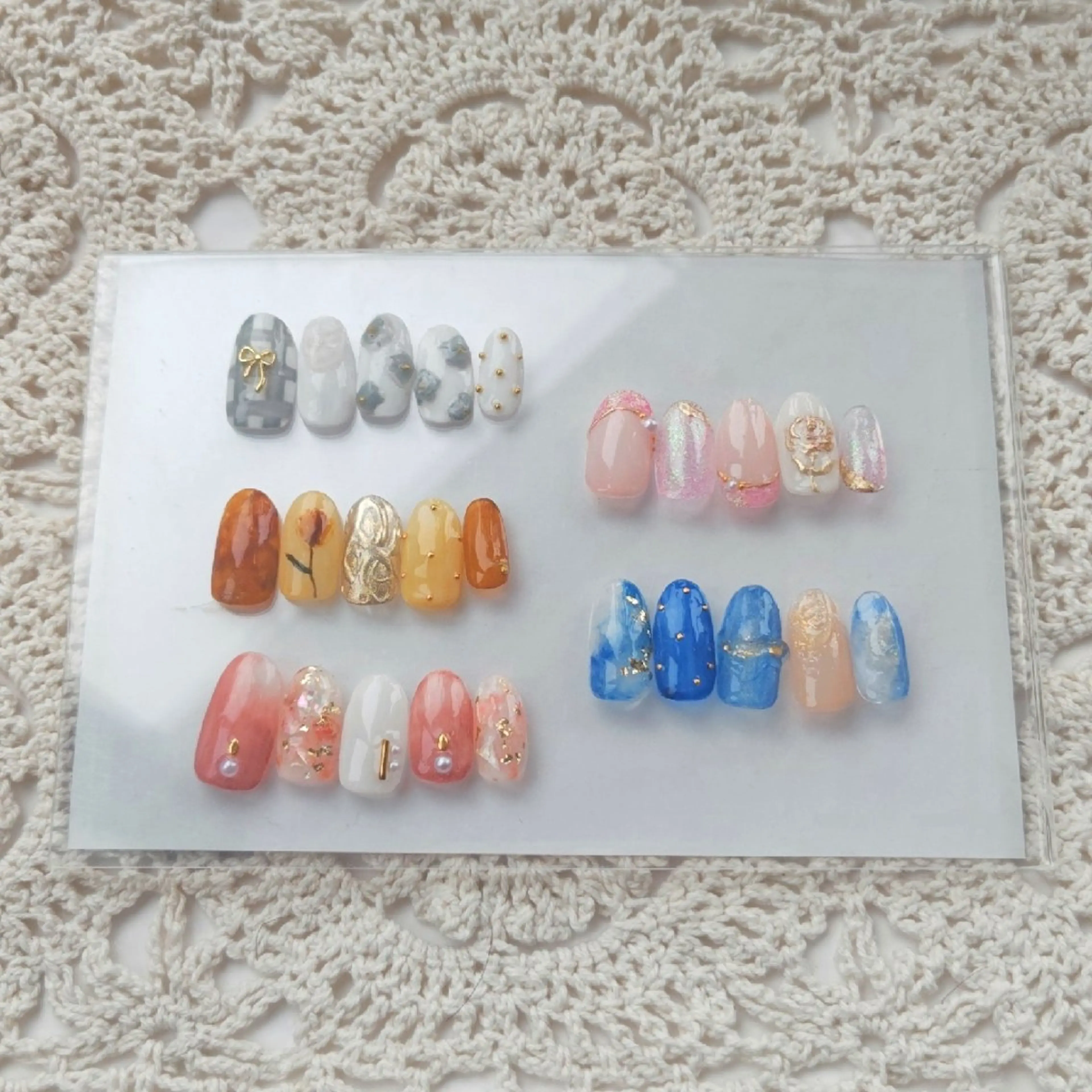 ネイル ドット フレンチネイル ミラーネイル ニュアンスネイル ぷっくりネイル ハンドネイル felicita fumi🩷のネイルデザイン