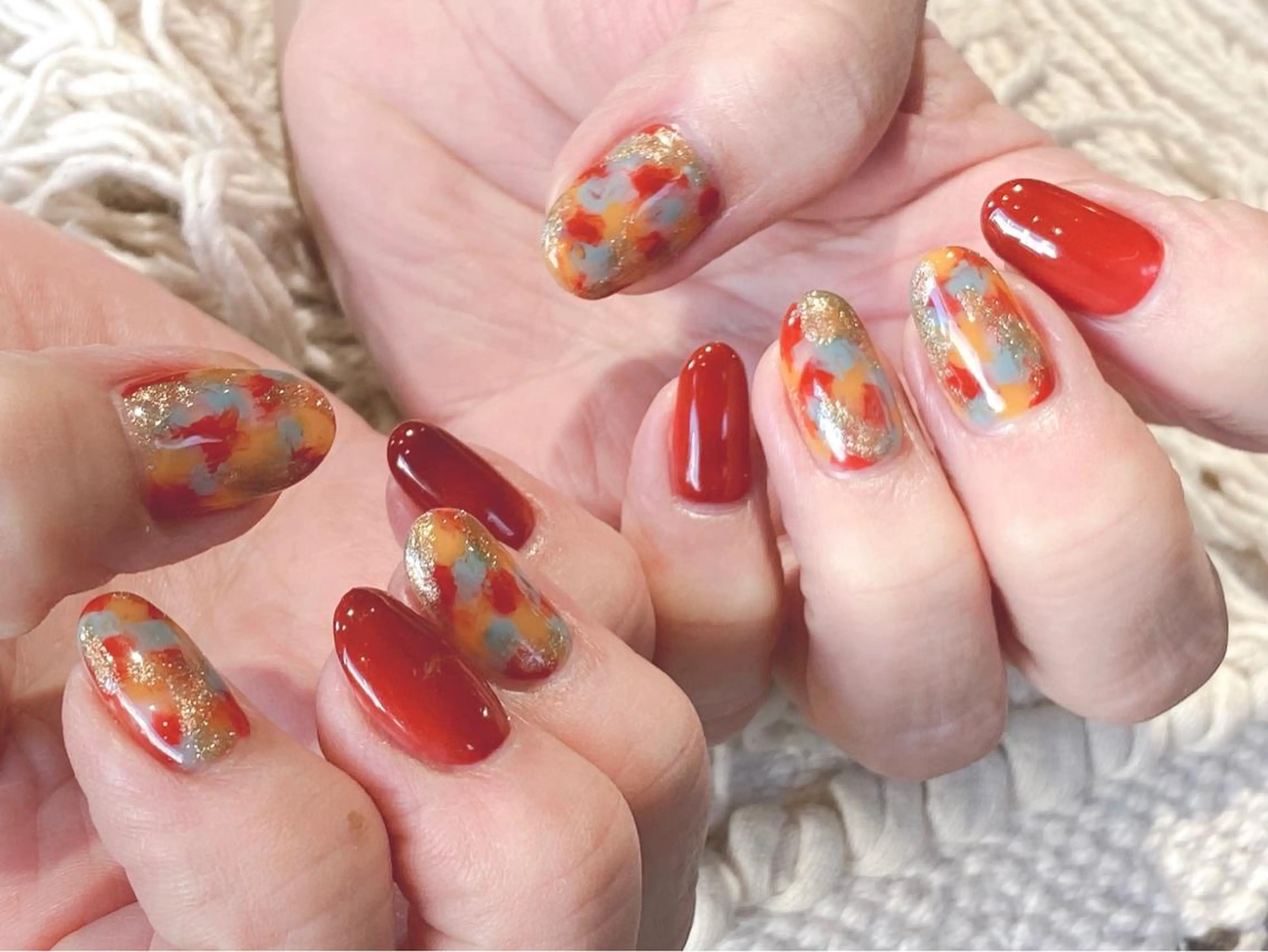 ネイル ハンドネイル megu  / sōko nailのネイルデザイン