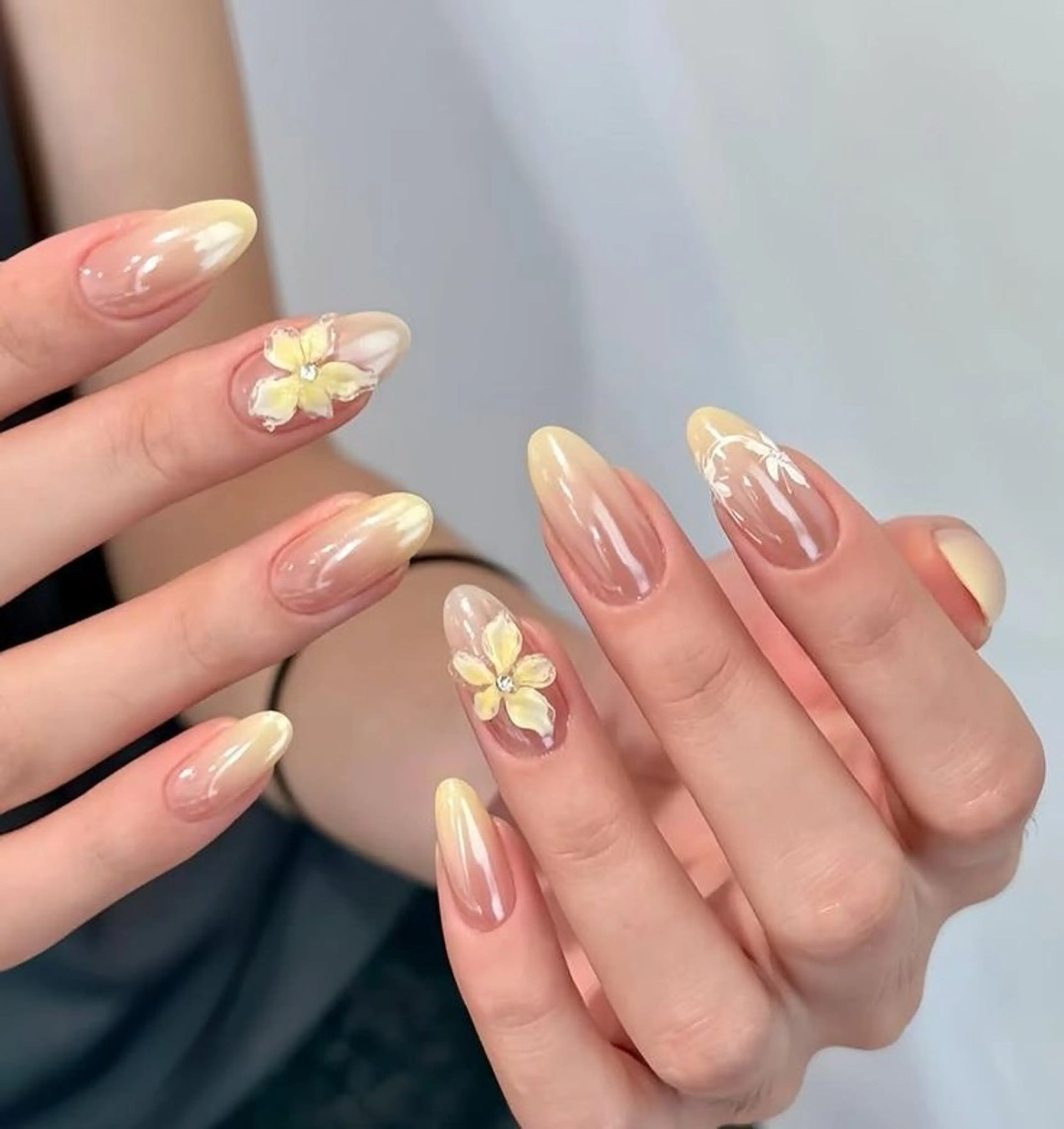 ネイル アートネイル 韓国ネイル マグネットネイル ワンホンネイル Hina KawaiiNailのネイルデザイン