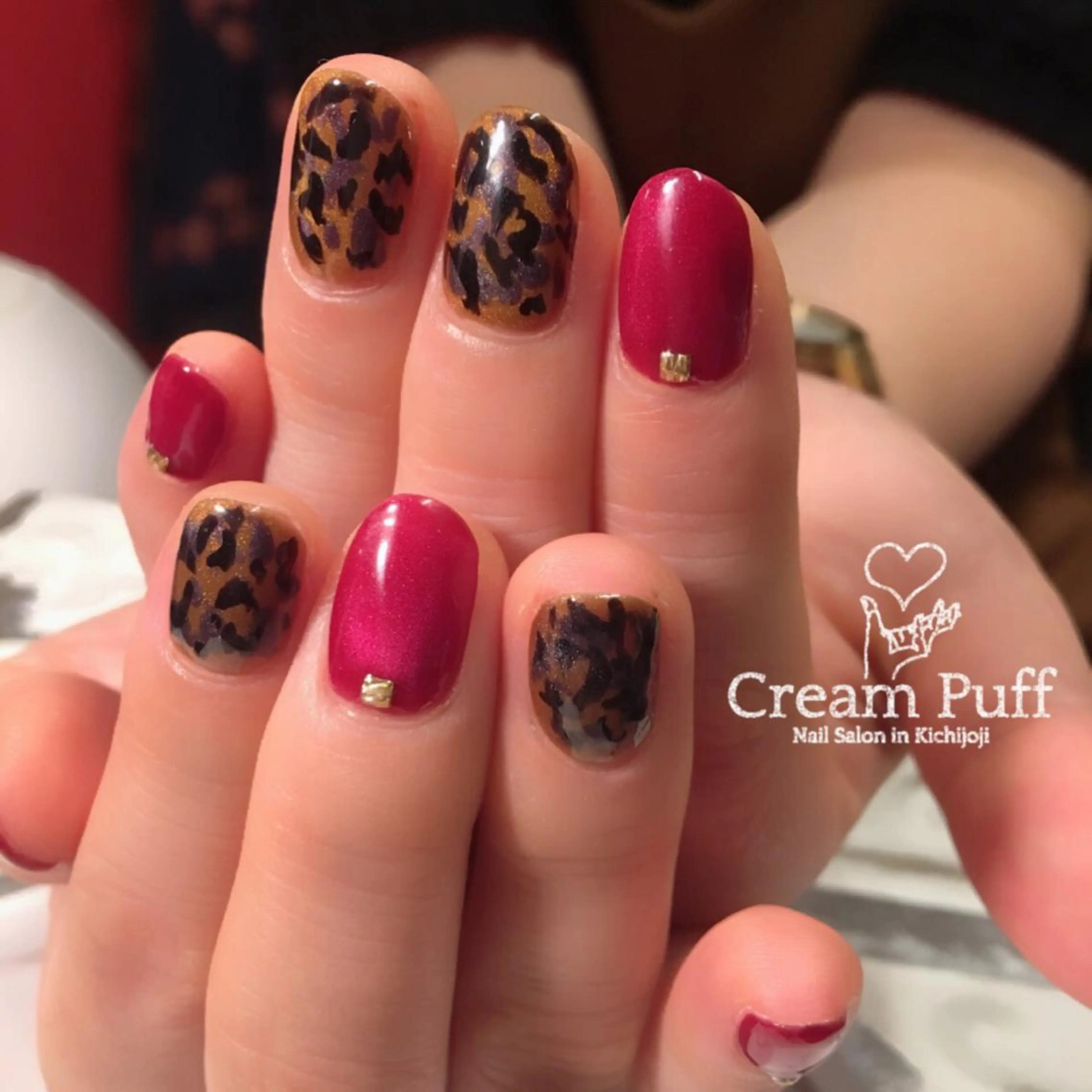 ネイル アニマル柄 HAMANO MIKAのネイルデザイン