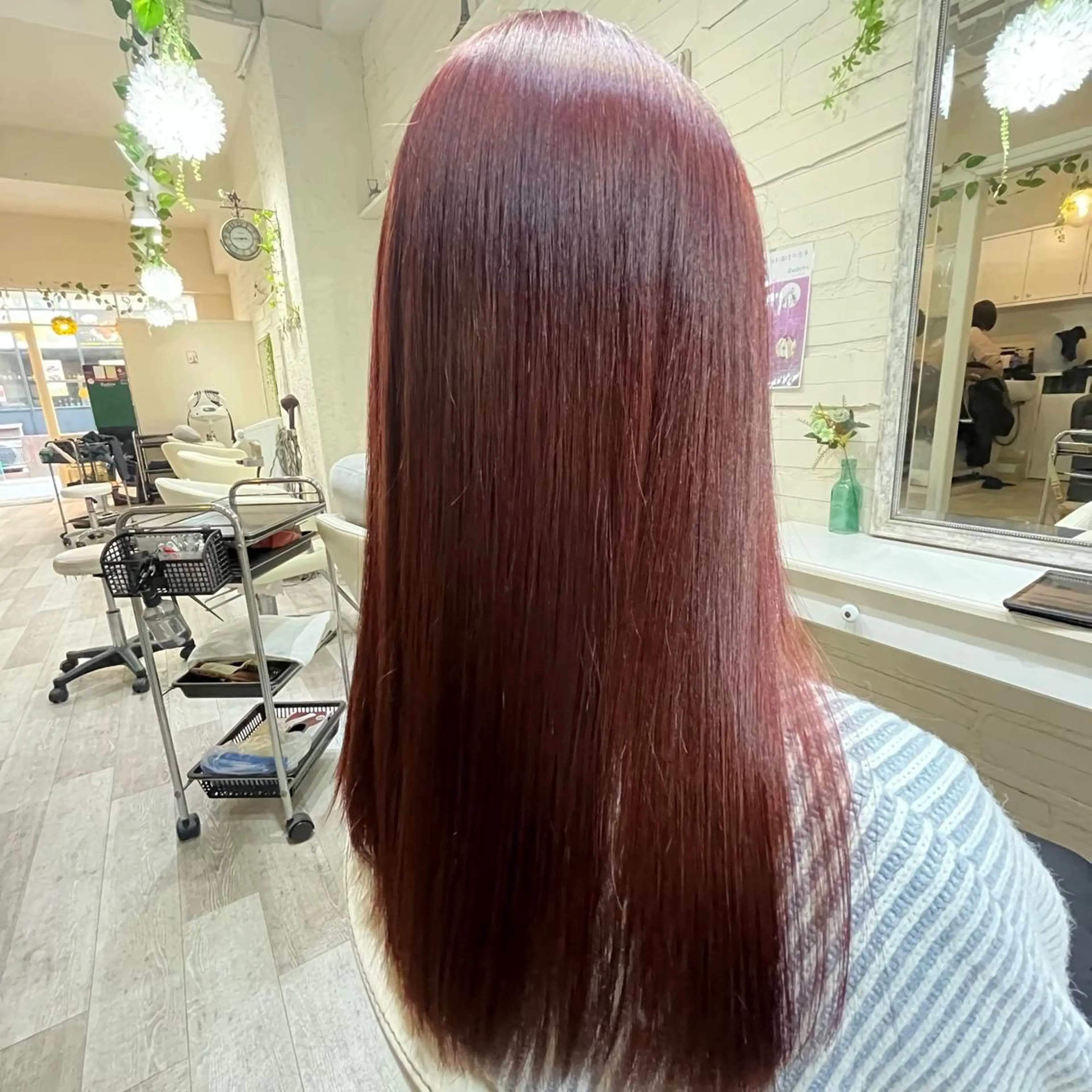 ロング カラー ブリーチ ダブルカラー ブリーチなしカラー ヘアカラー カラー職人 なかもと たつひろのヘアスタイル