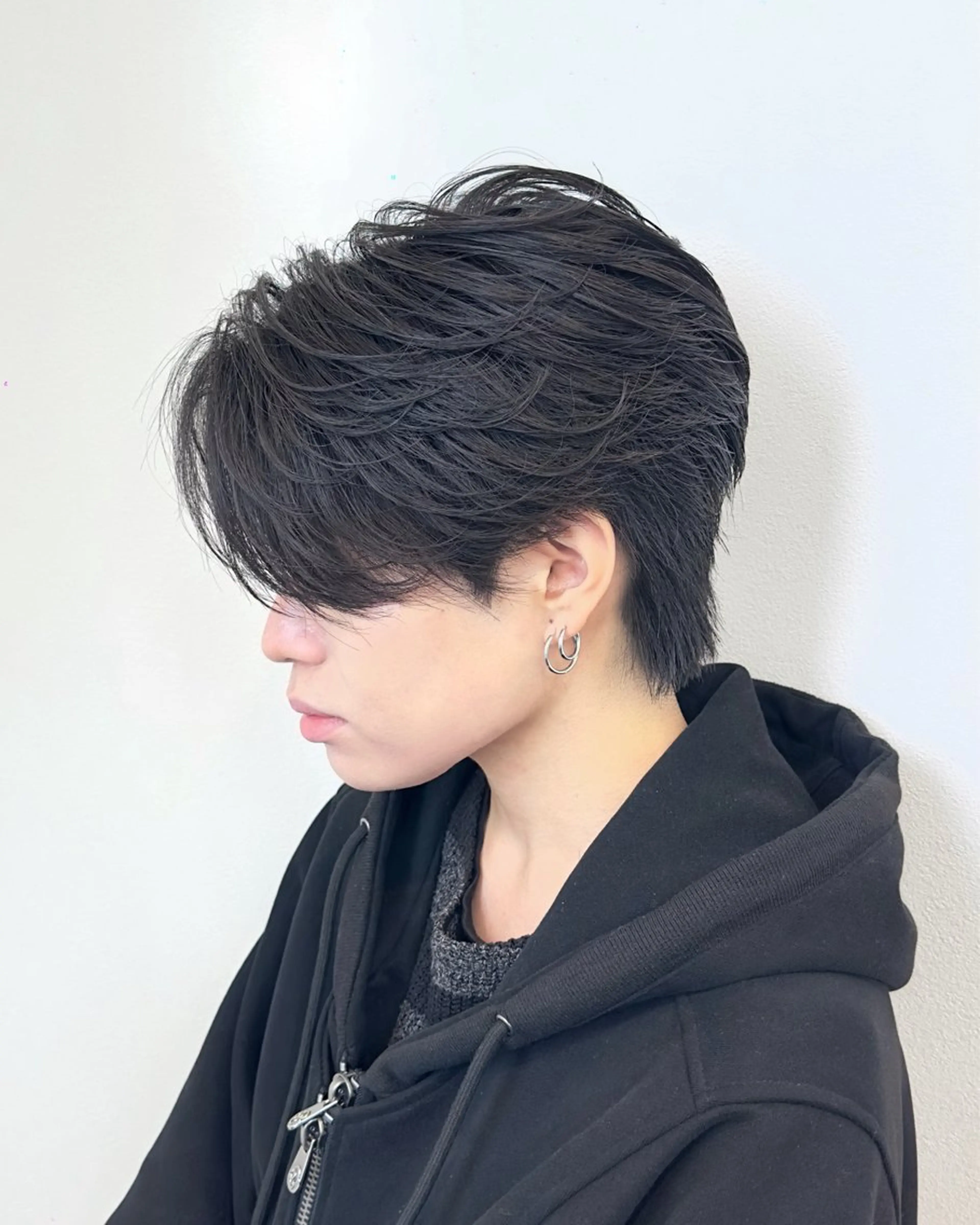 メンズ カット パーマ メンズ/心斎橋 /韓流/藤本理希のヘアスタイル