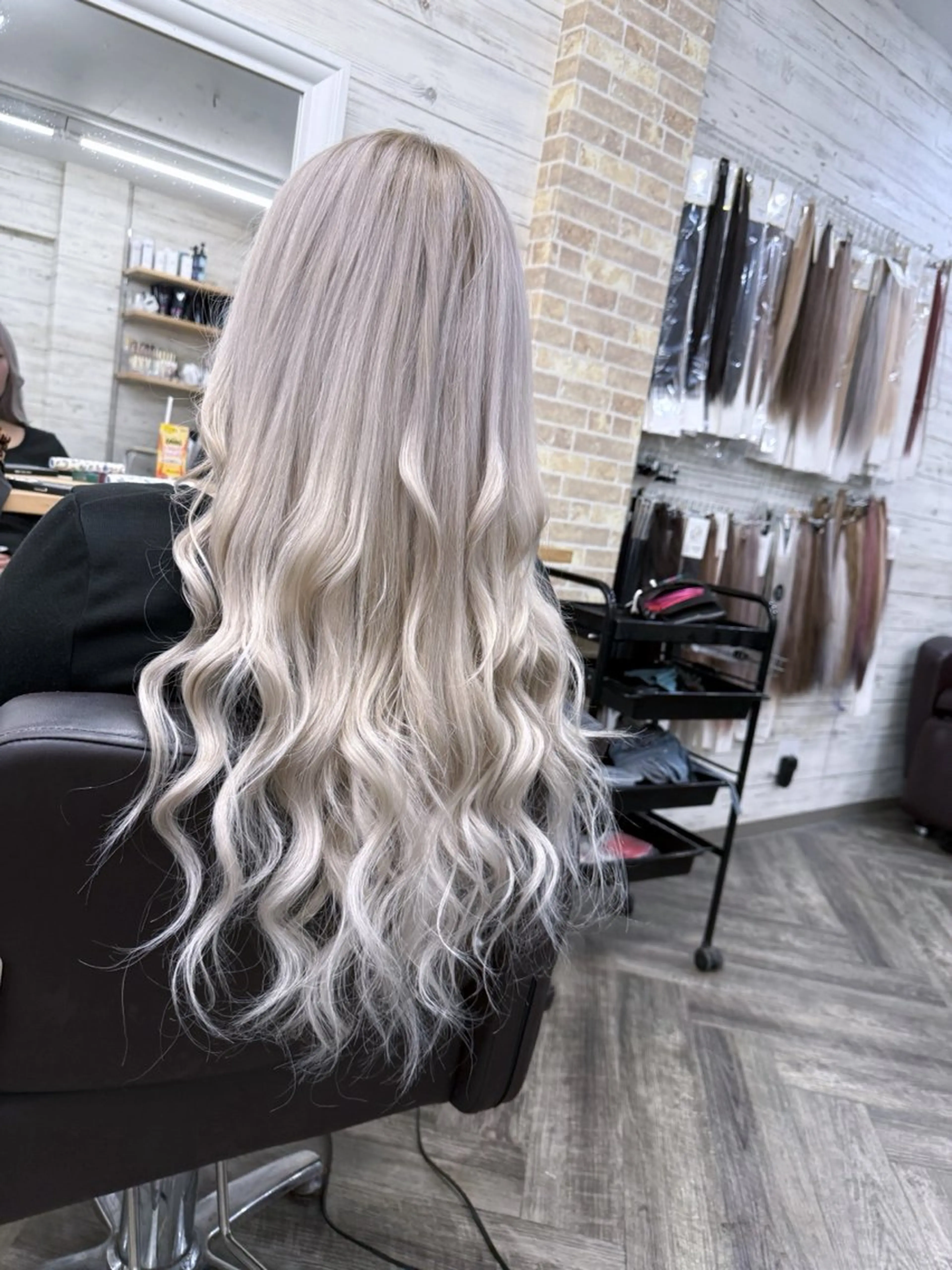 ロング シールエクステ エクステ ロング 北沢 隆のヘアスタイル