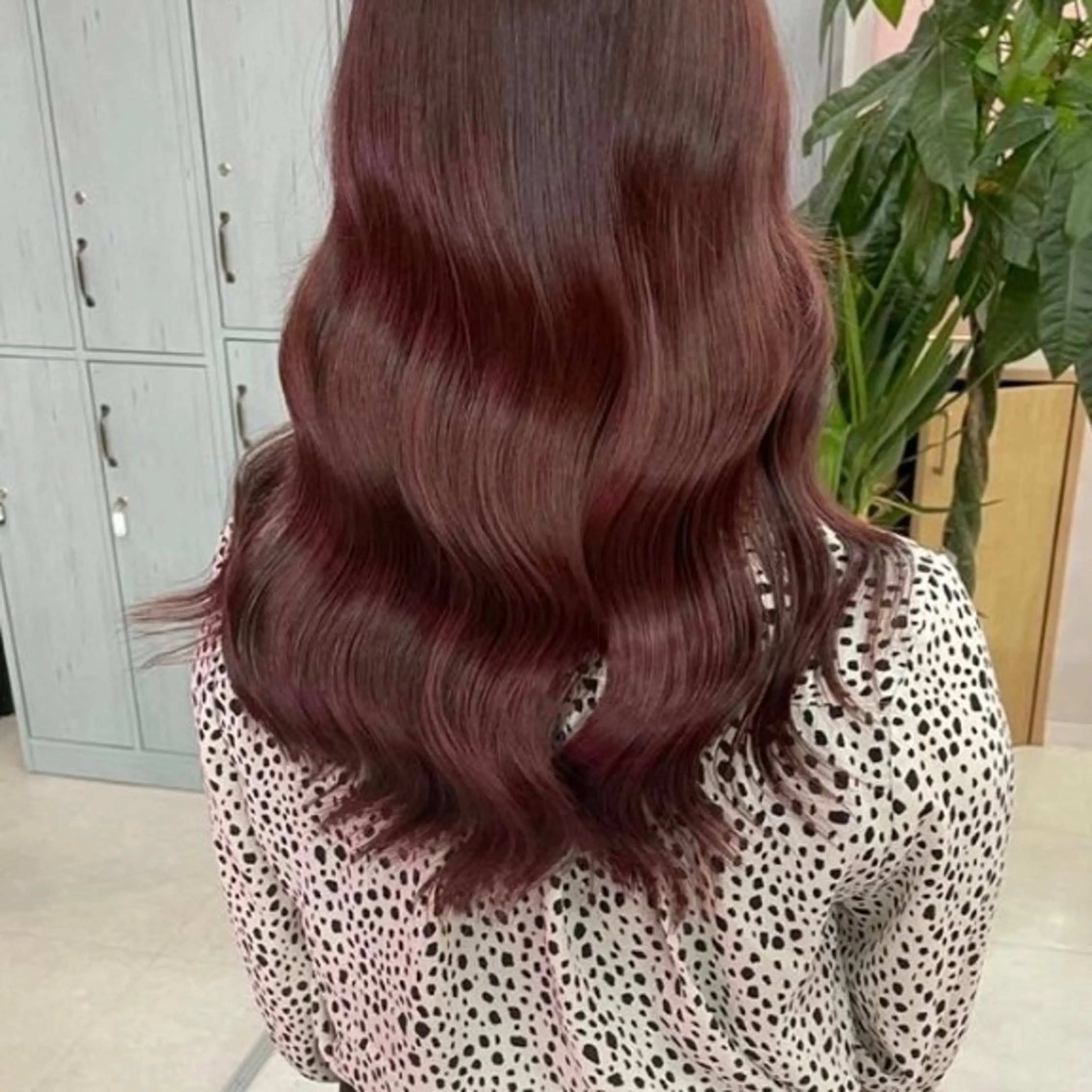 ロング カラー MOMO艶髪 🩵モテカラーのヘアスタイル