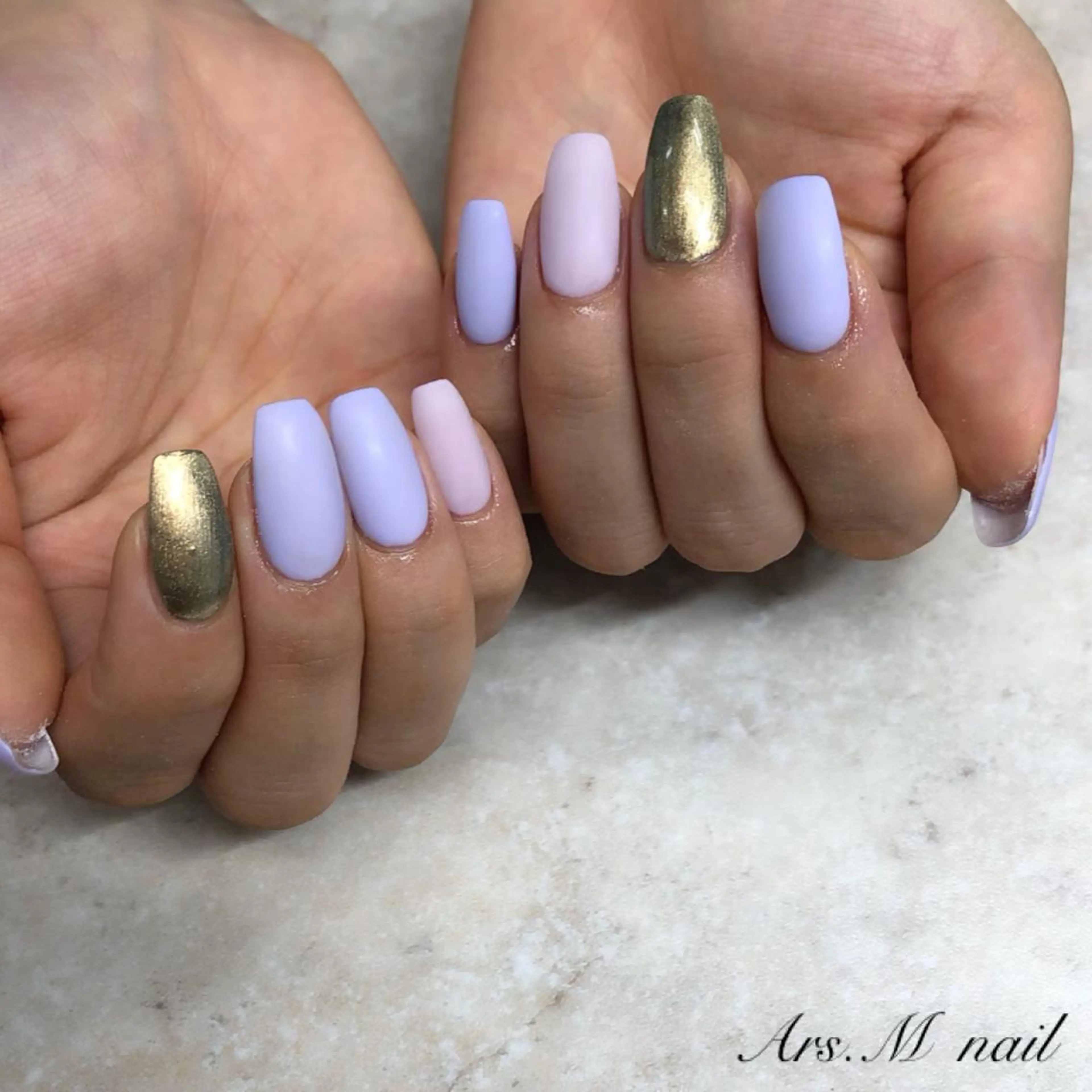 ネイル マットネイル ハンドネイル アルス.エム所属・Ars.M nailのネイルデザイン