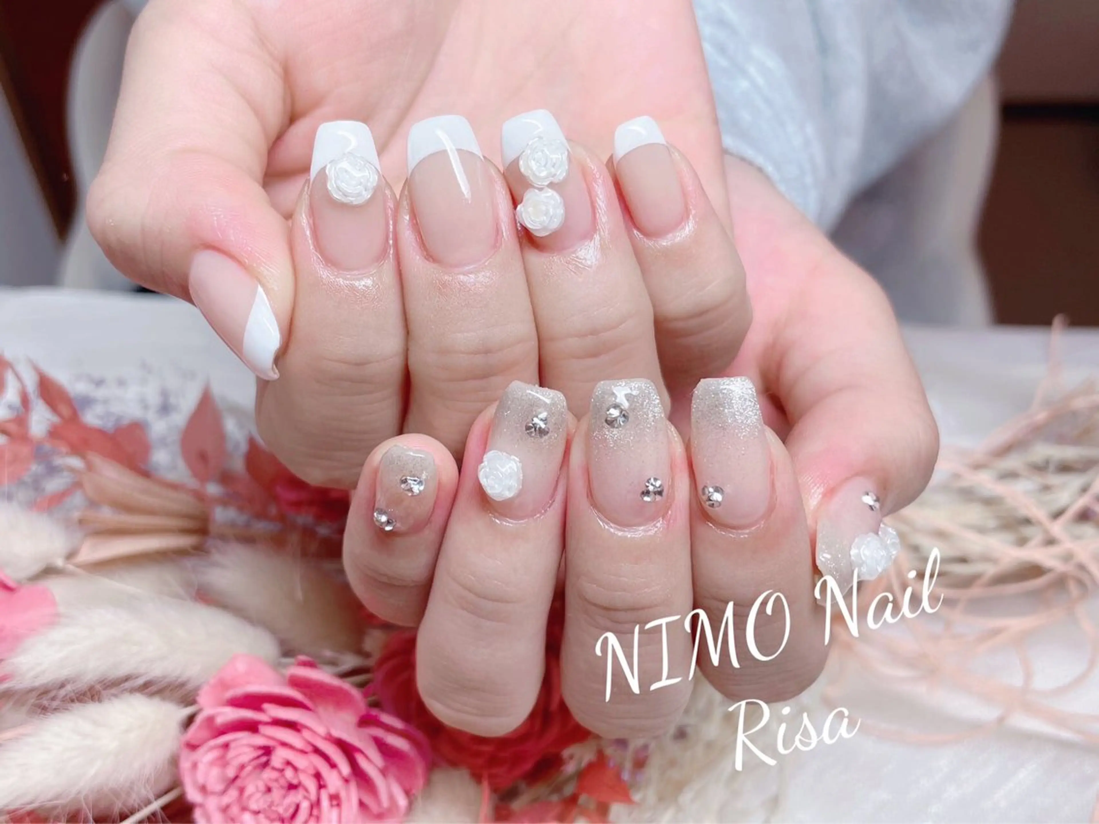 ネイル 春ネイル ハンドネイル RI SA☀️ リサのネイルデザイン