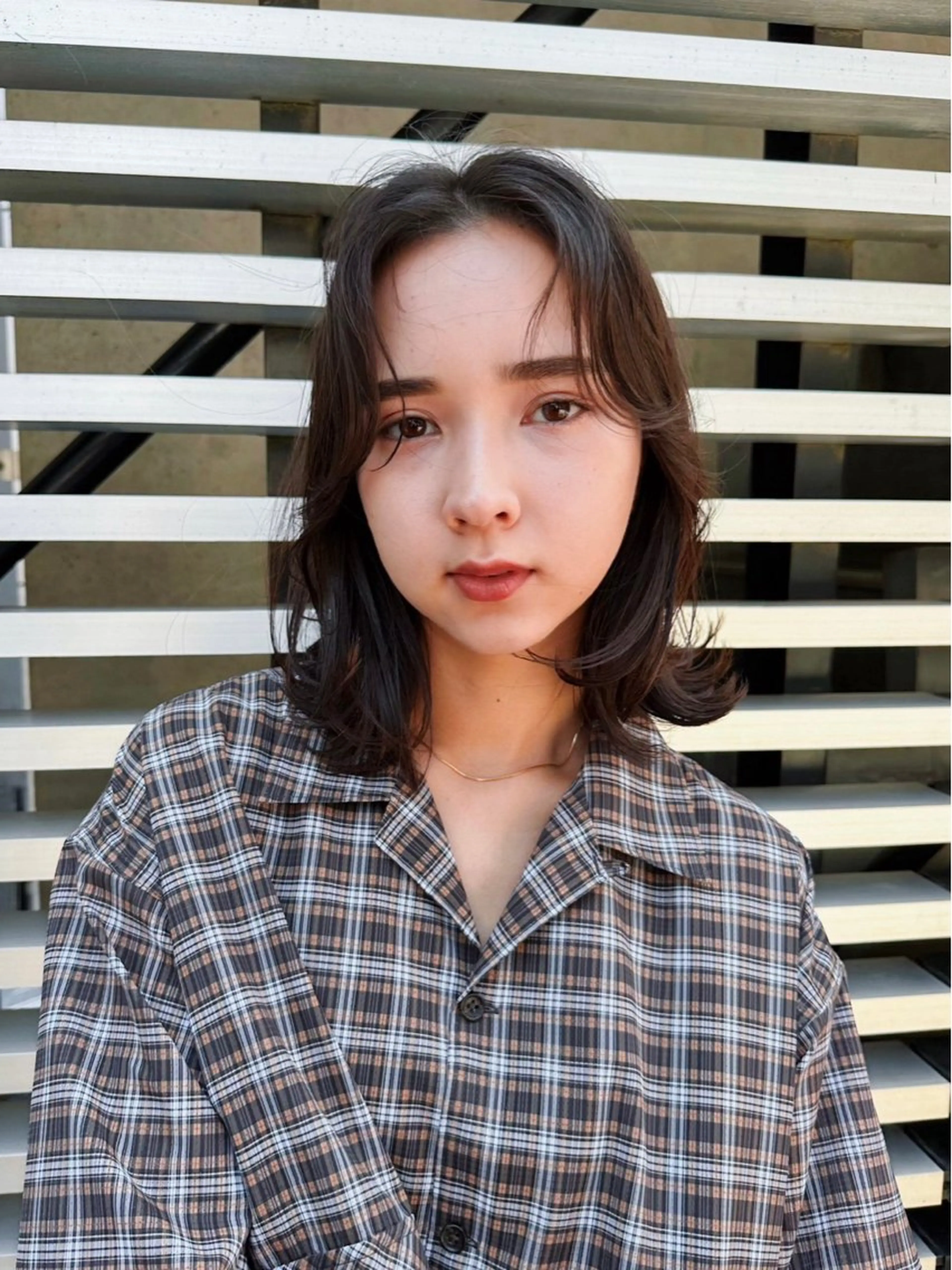 ミディアム パーマ ミディアムパーマ ショート ボブ メンズ パーマのヘアスタイル