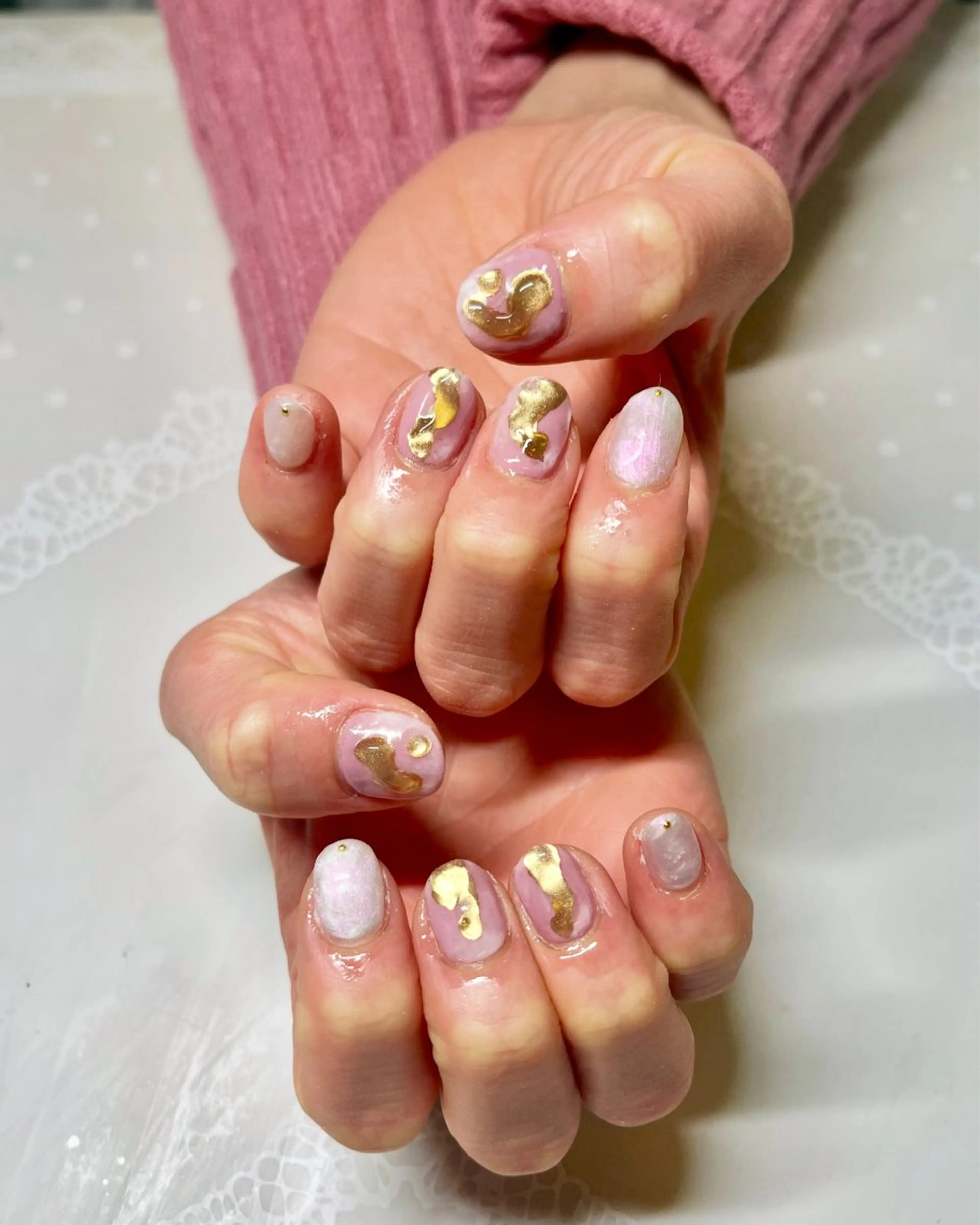 ネイル ハンドネイル 新宿ネイルサロン ジェミディローサのネイルデザイン