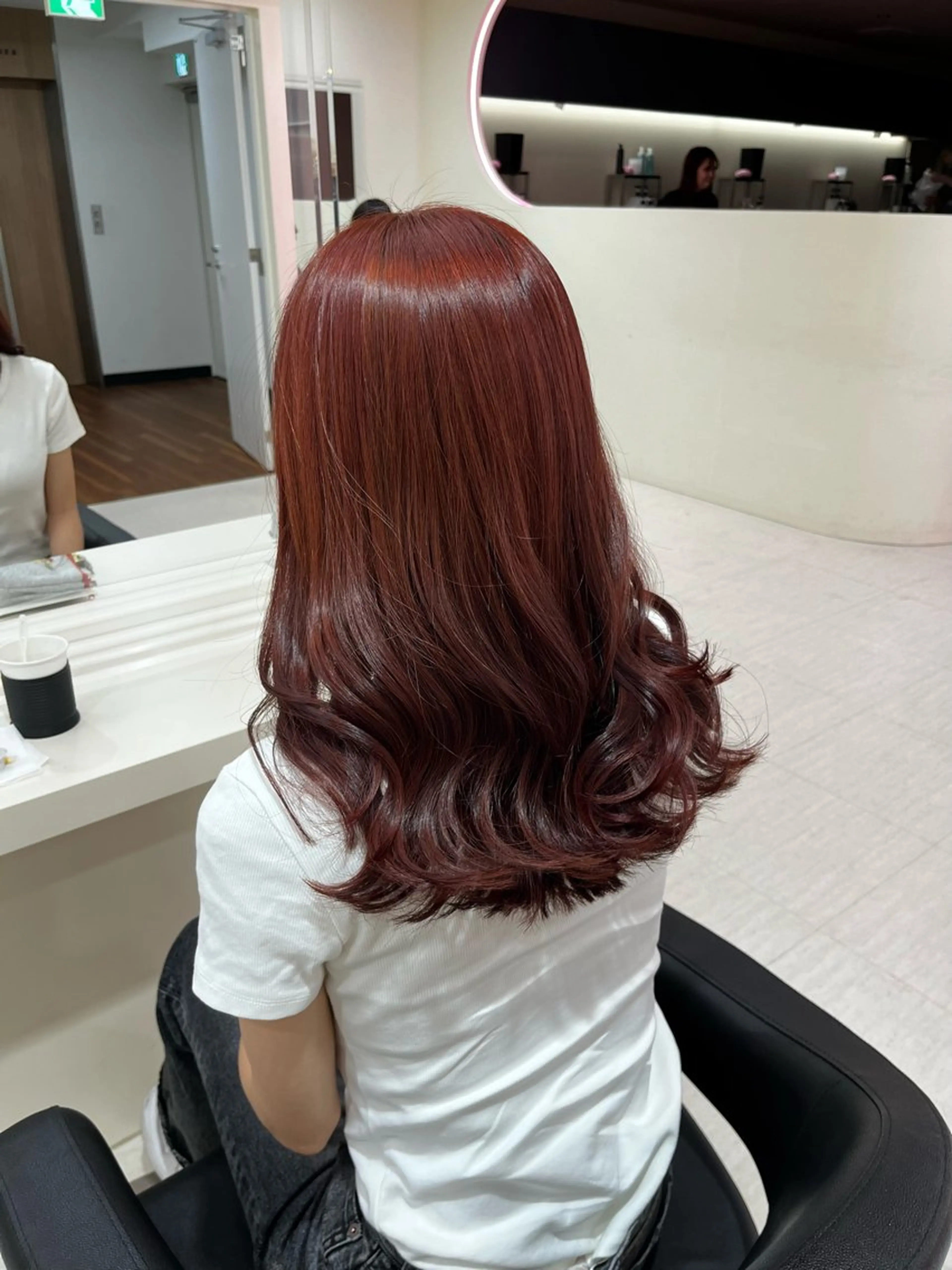 ロング カラー ヘアカラー 💟RINNA 艶カラー💟のヘアスタイル