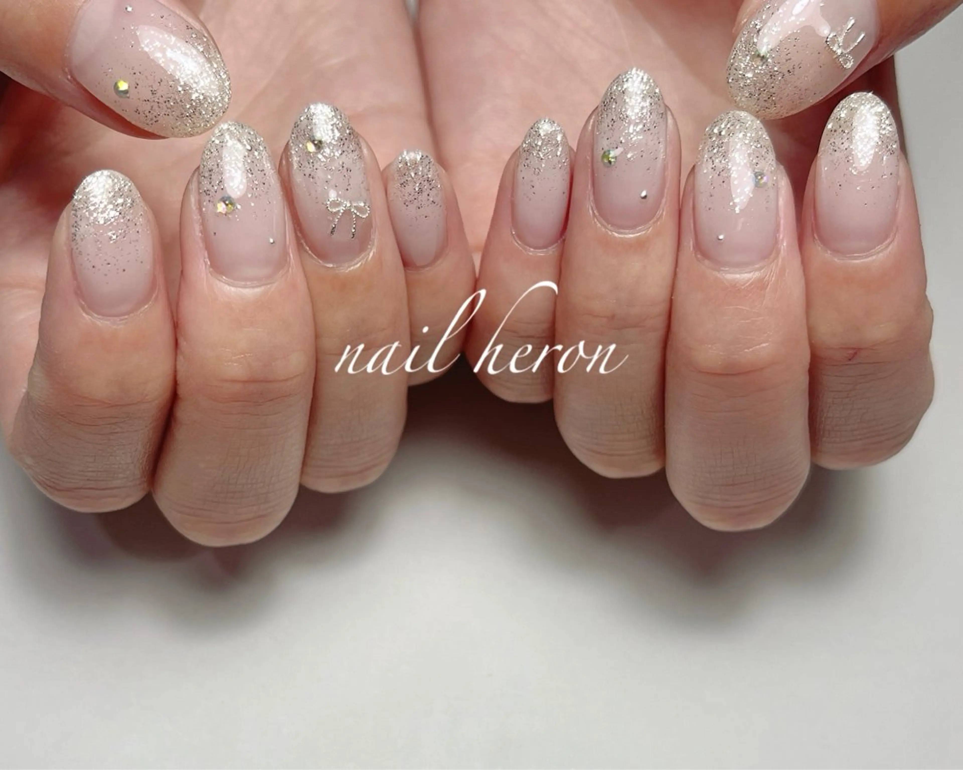 ネイル ラメ(グリッター) ハンドネイル nail heron所属・saki_ nail heronのネイルデザイン