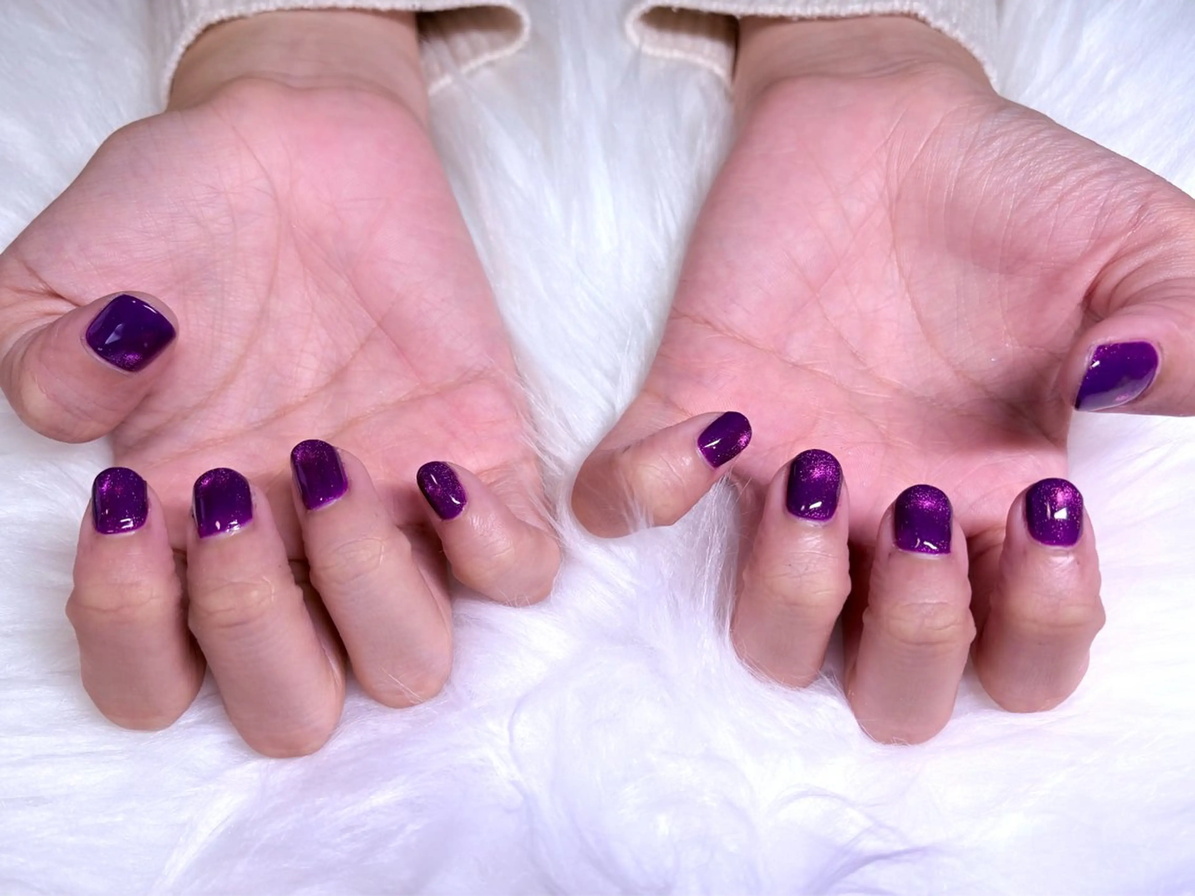 ネイル キラキラネイル マグネットネイル ハンドネイル Nailsalon Dahliaのネイルデザイン