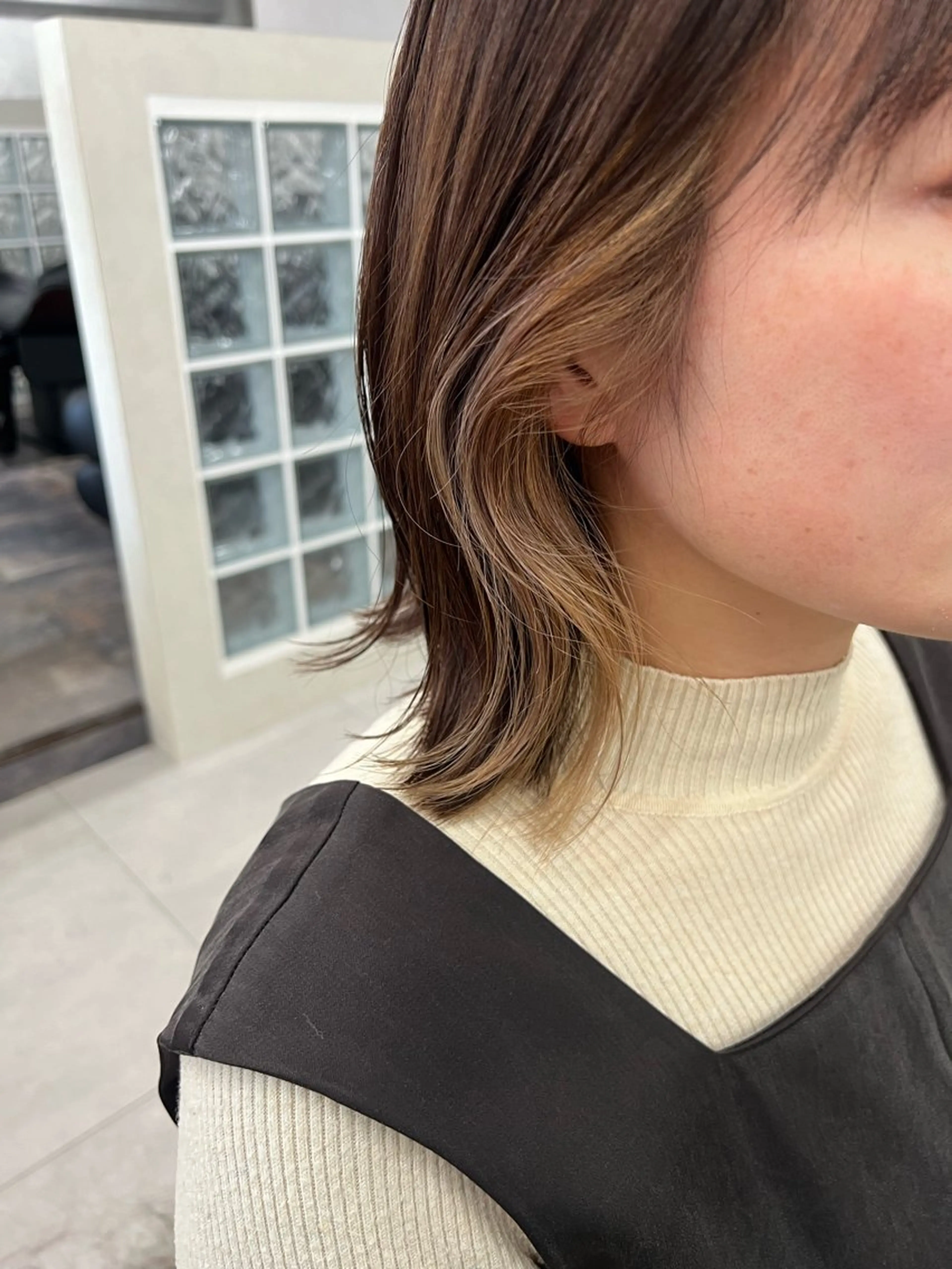 ミディアム Loem【ロエム】所属・RINA 【Loem】のヘアスタイル