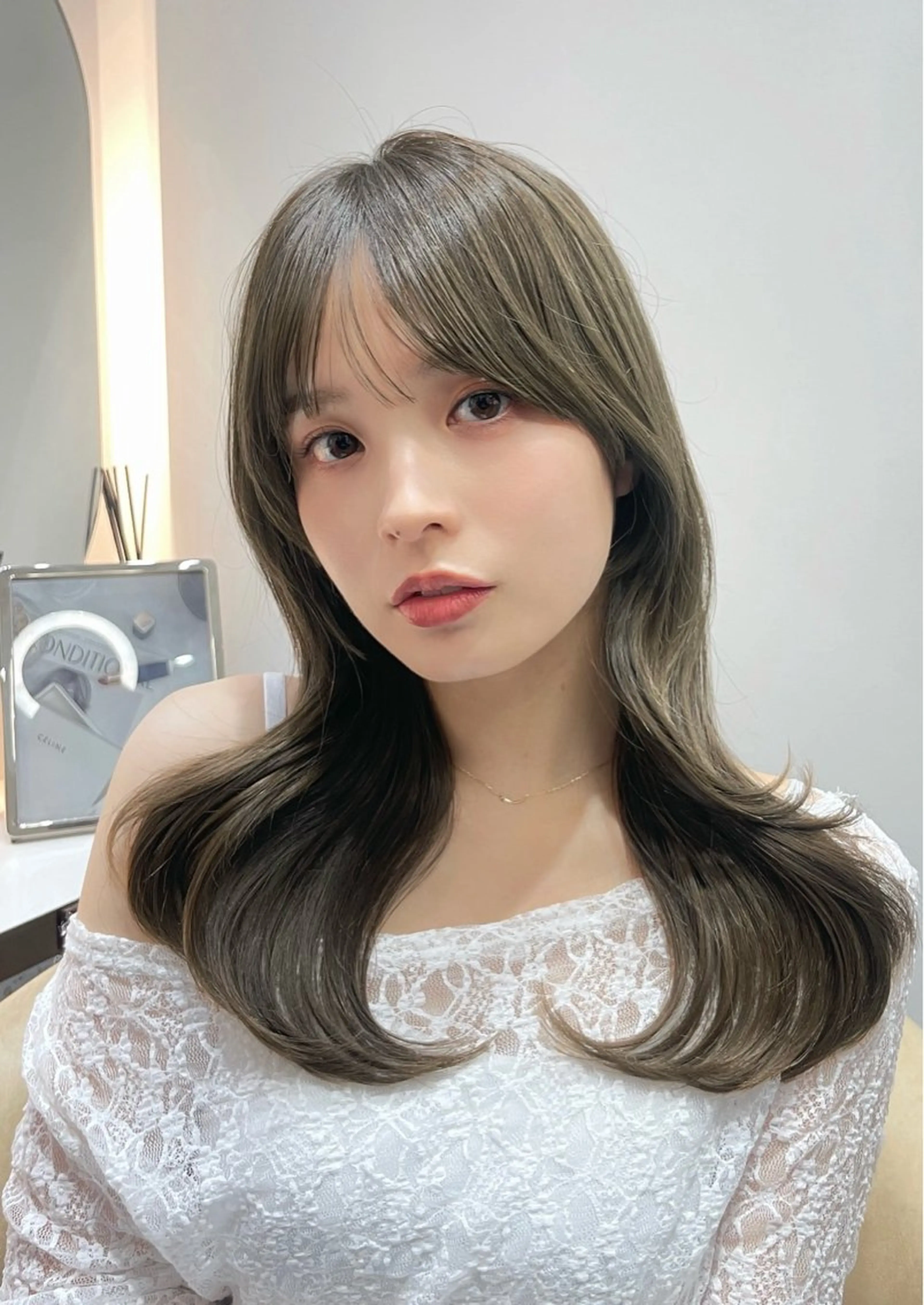 ミディアム 💜🩷カラーモデル 募集/ゆうり🩷💜のヘアスタイル