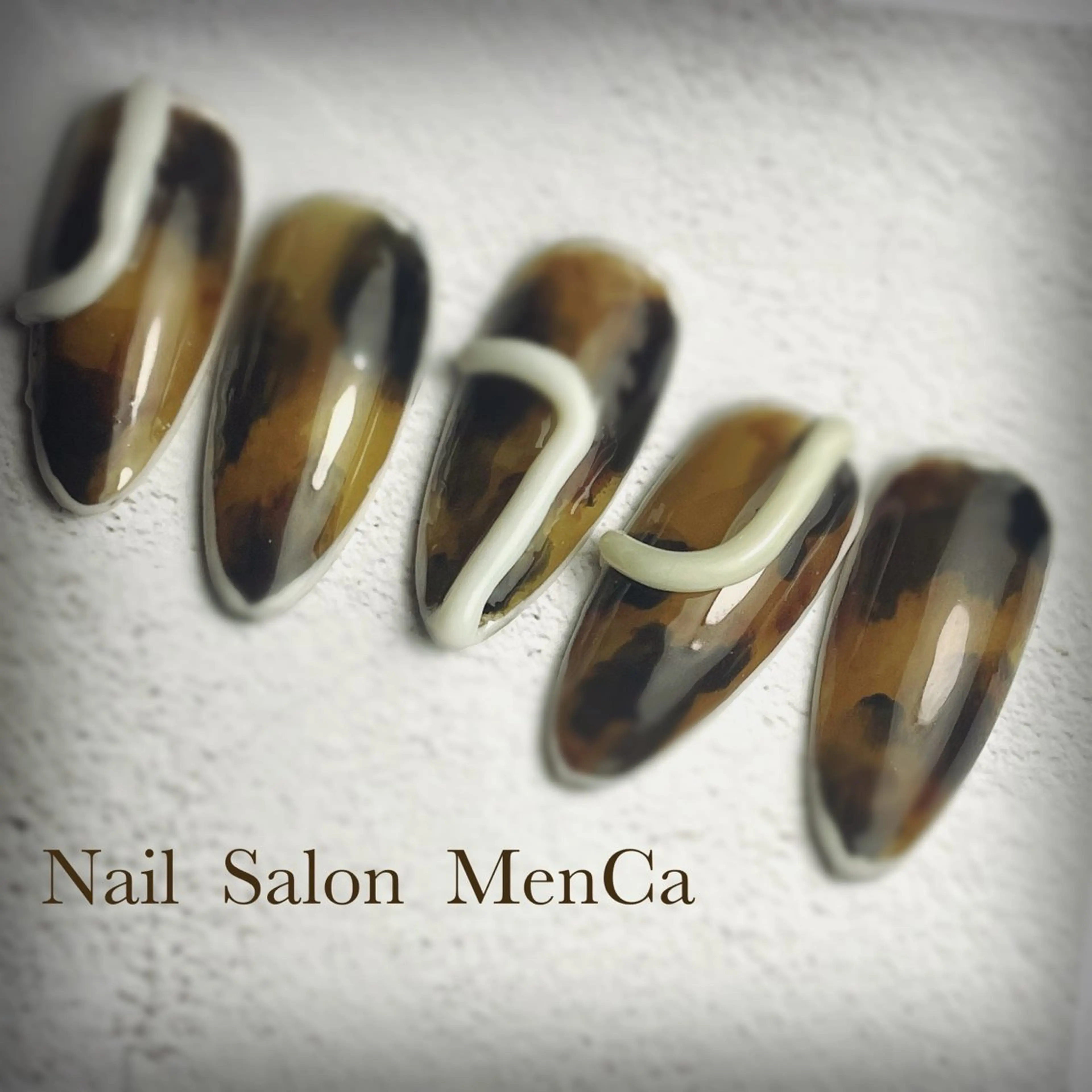 ネイル べっ甲ネイル ハンドネイル 江崎 景子のネイルデザイン