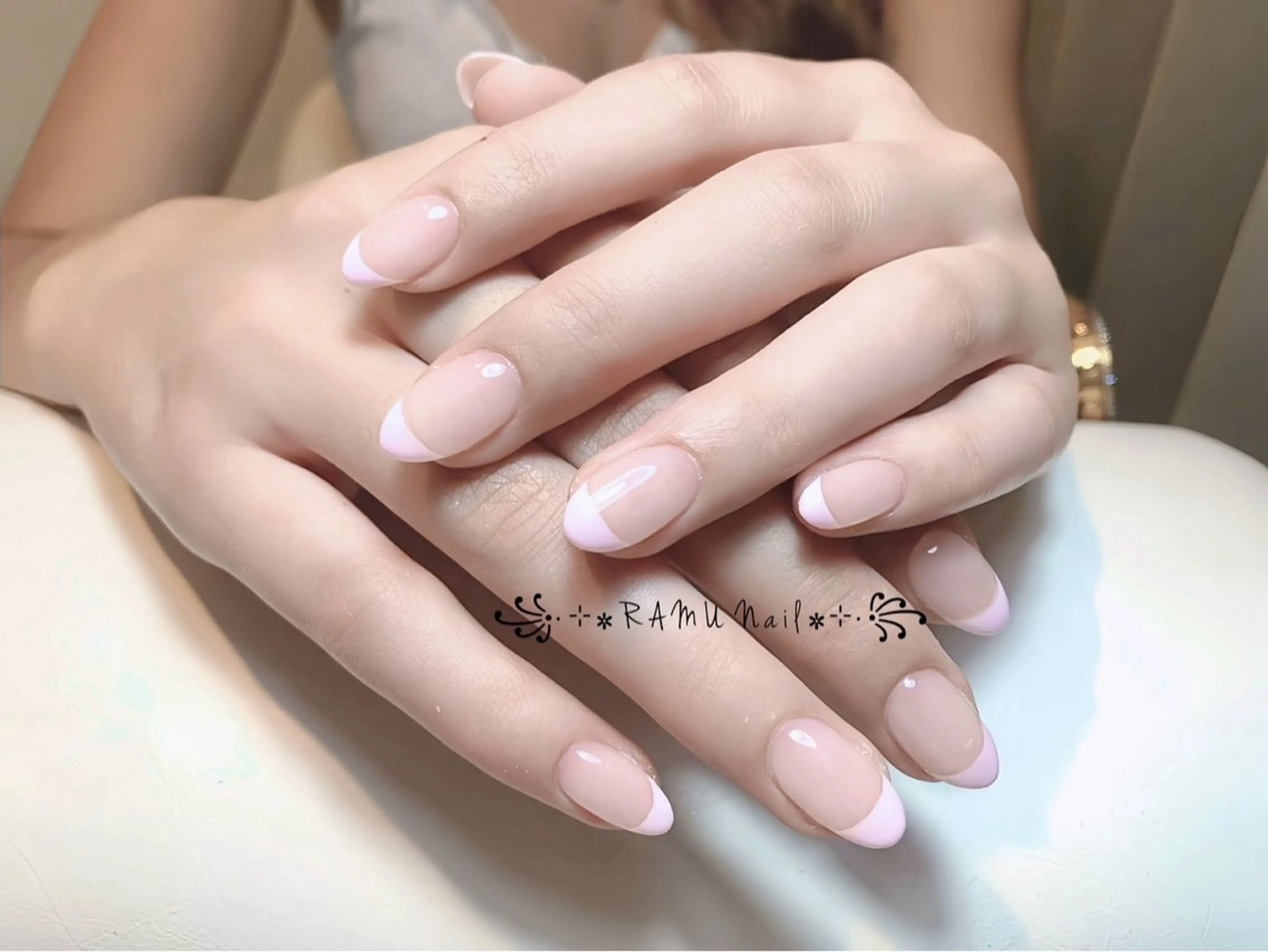 ネイル キラキラネイル マグネットネイル ミラーネイル ピンク ワンホンネイル ハンドネイル RAMU Nail 恵比寿店のネイルデザイン